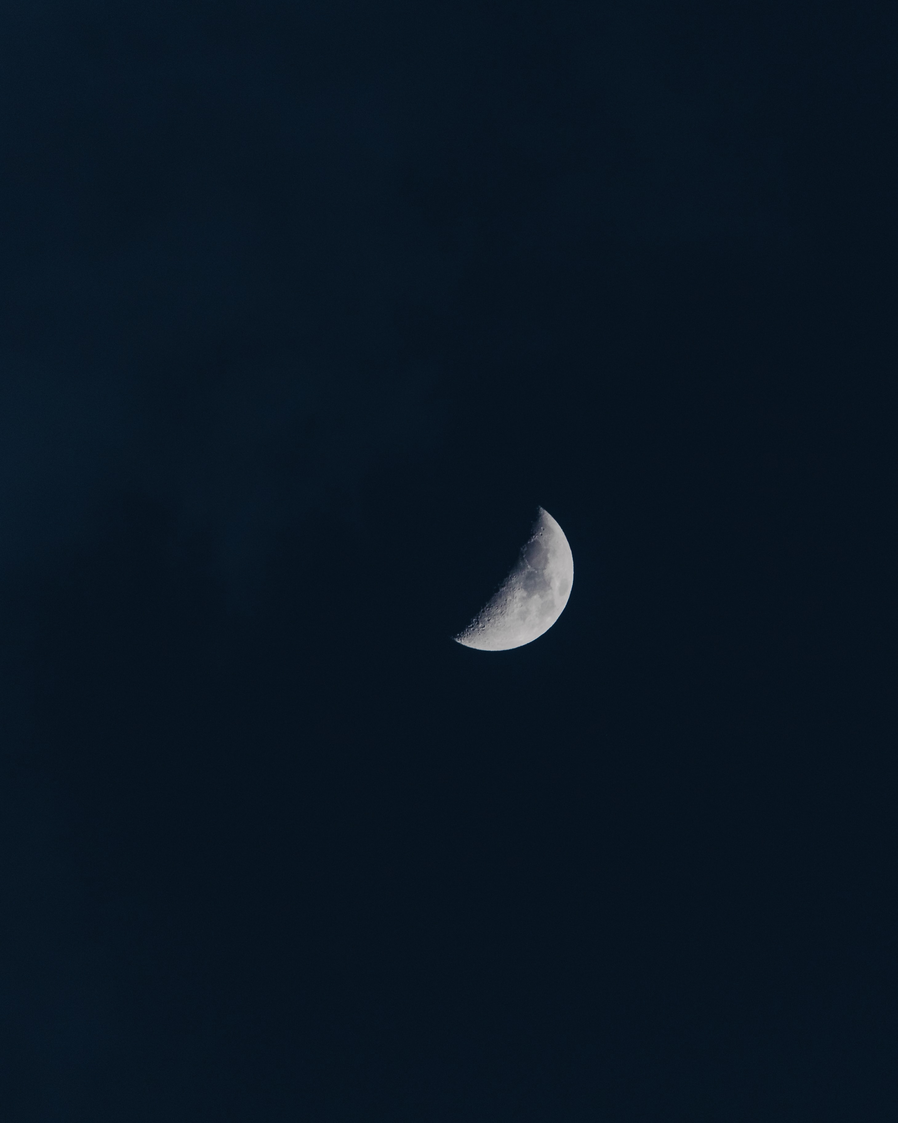sky, dark, moon, night Horizontal Wallpapers