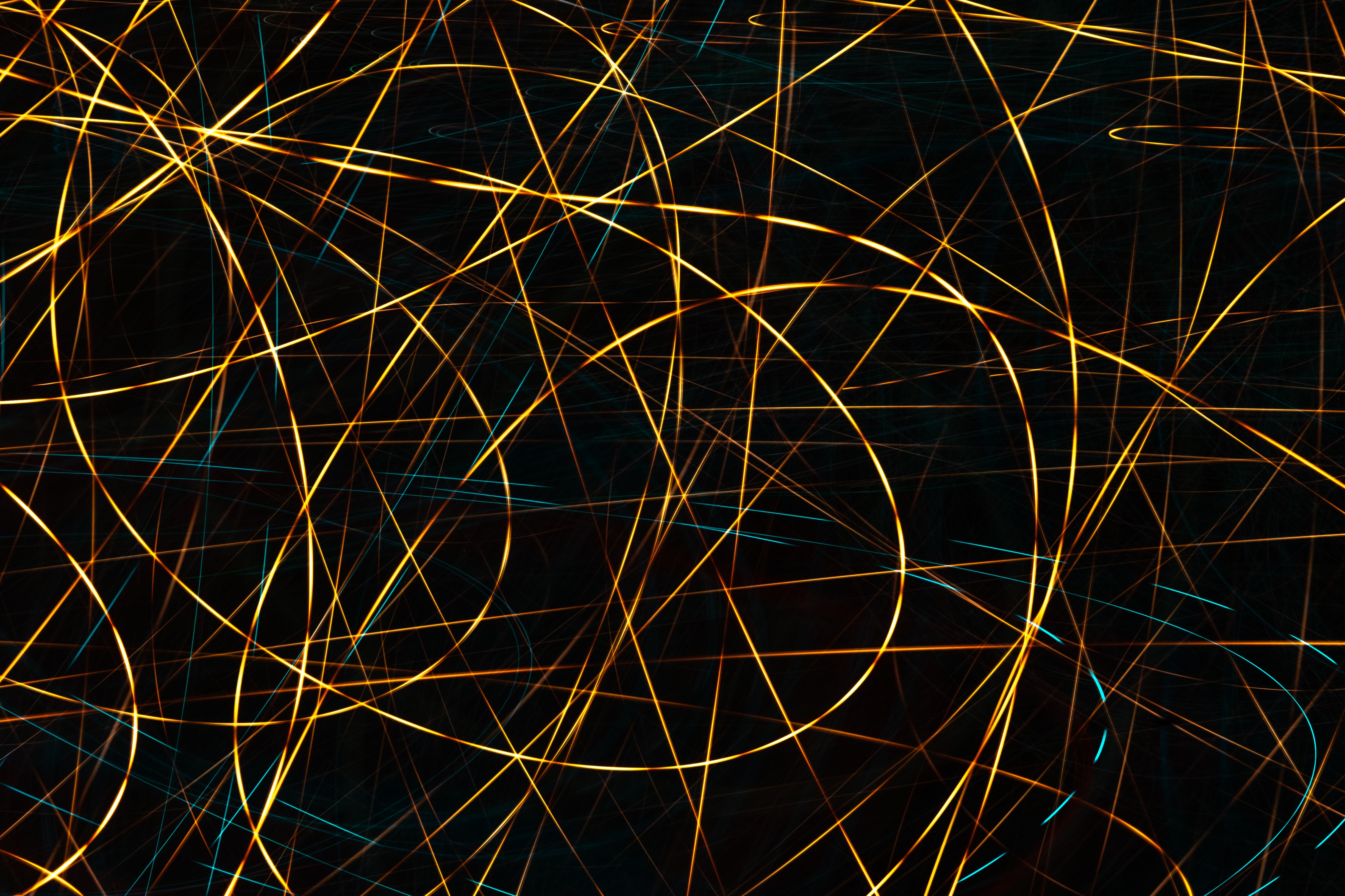 abstract, lines, confused, intricate, crossing, intersection 4K