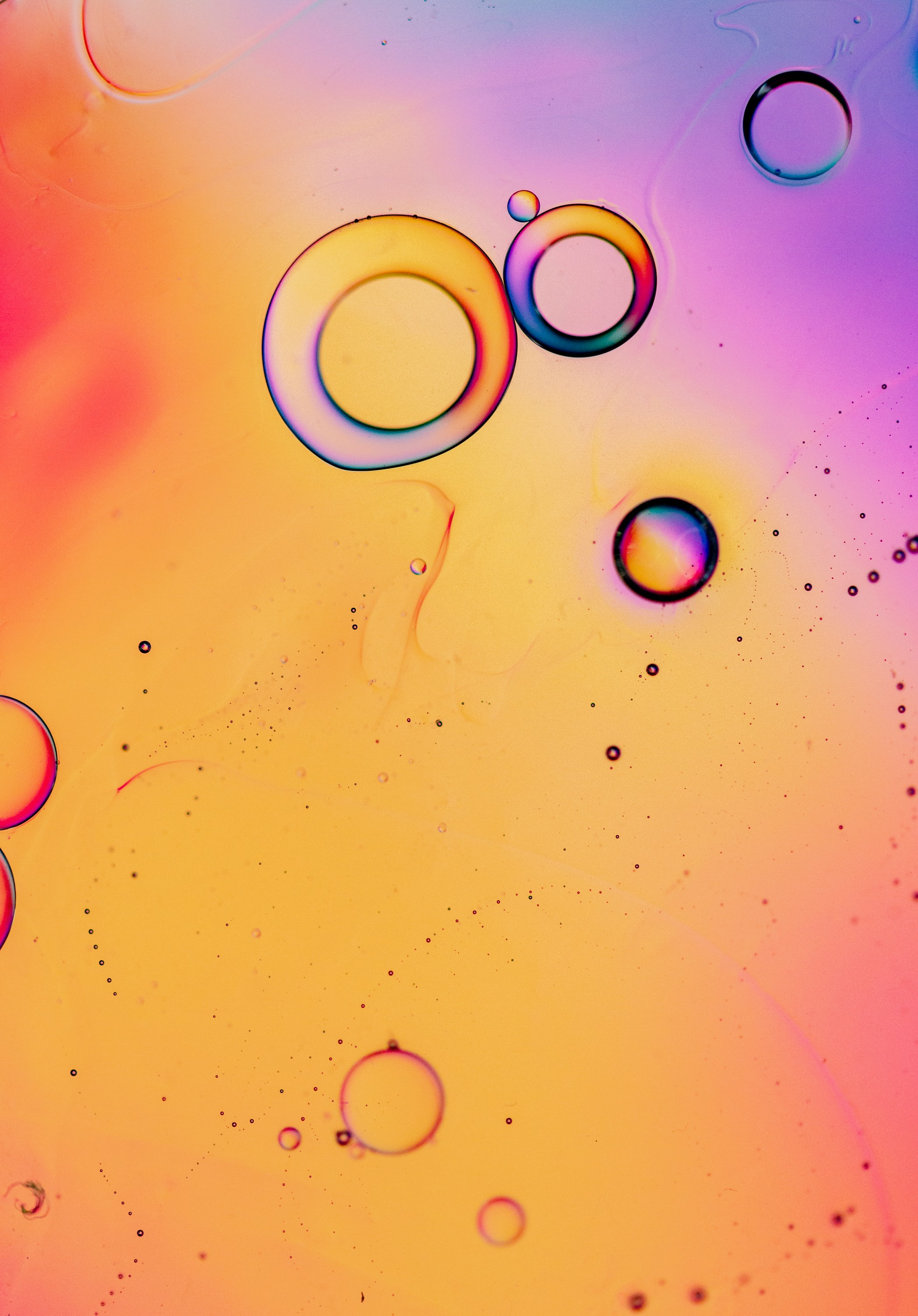 water, motley, multicolored, abstract Panoramic Wallpapers