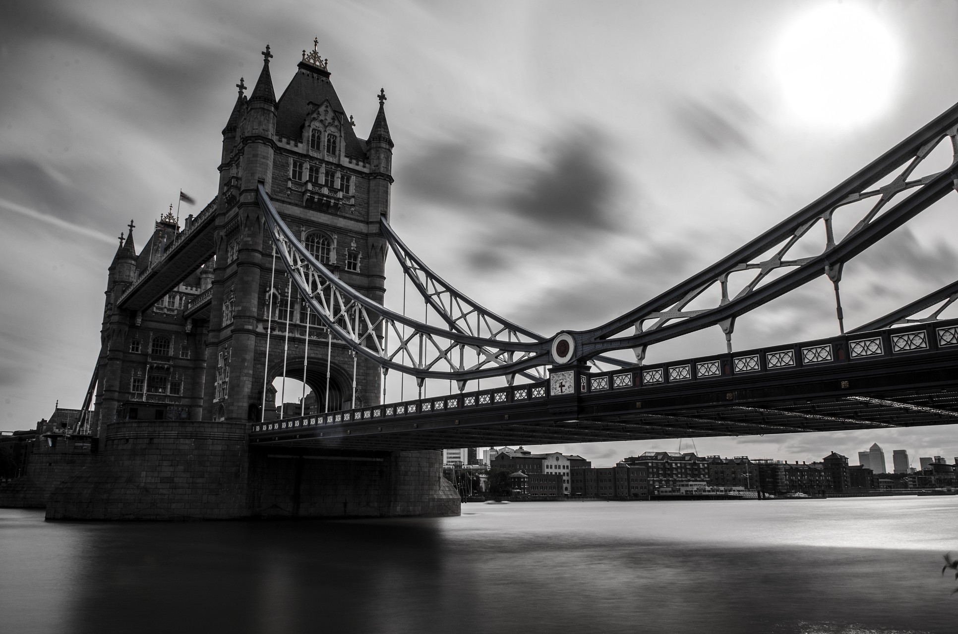 tower bridge, london, bw, chb Hd 1080p Mobile