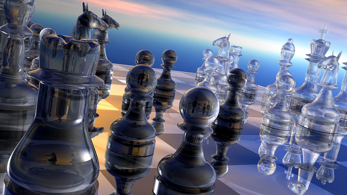 PC Wallpapers games, chess, objects, blue.