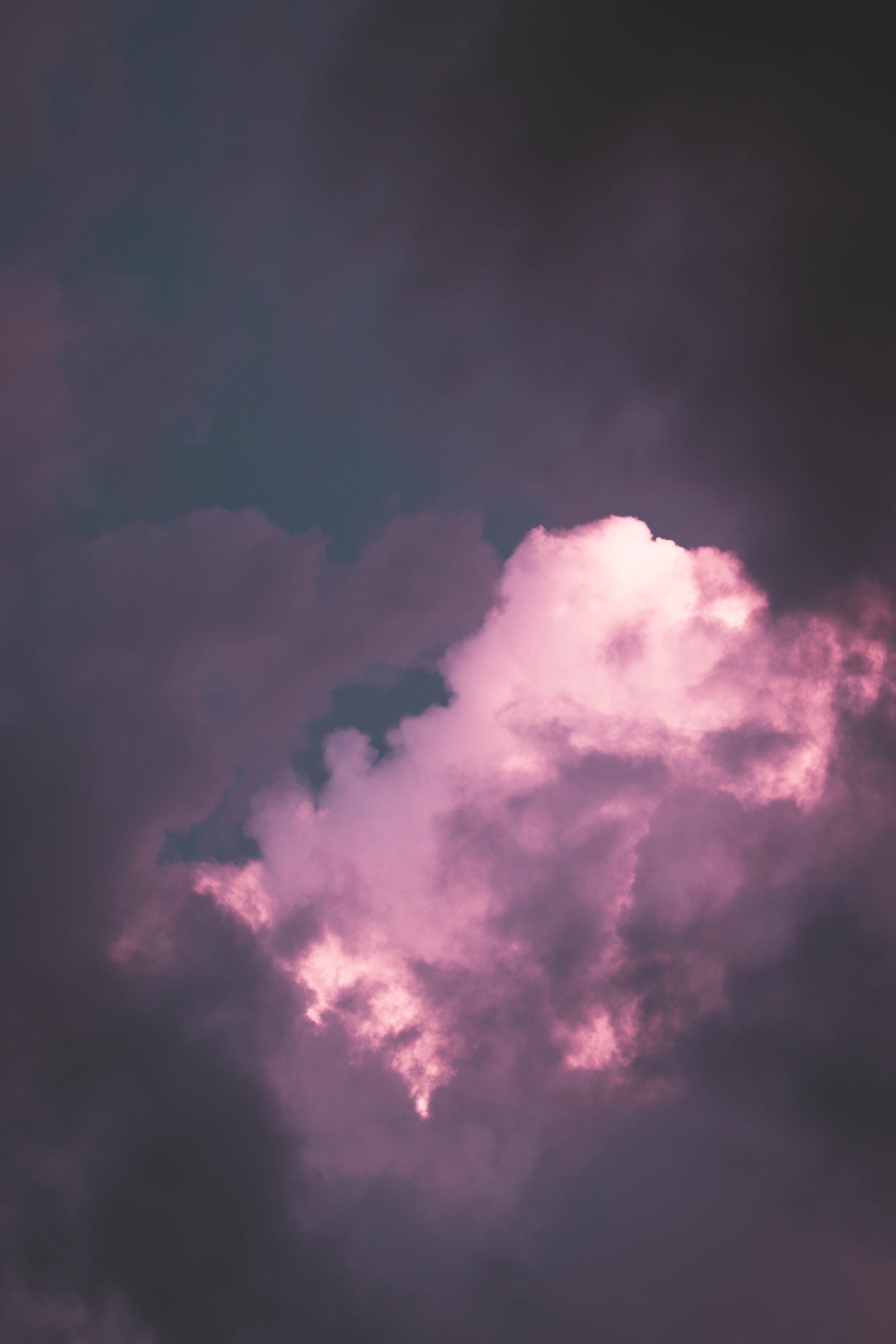 72164 Hintergrundbild herunterladen natur, sky, clouds, violett, schatten, lila, atmosphäre, farbton - Bildschirmschoner und Bilder kostenlos