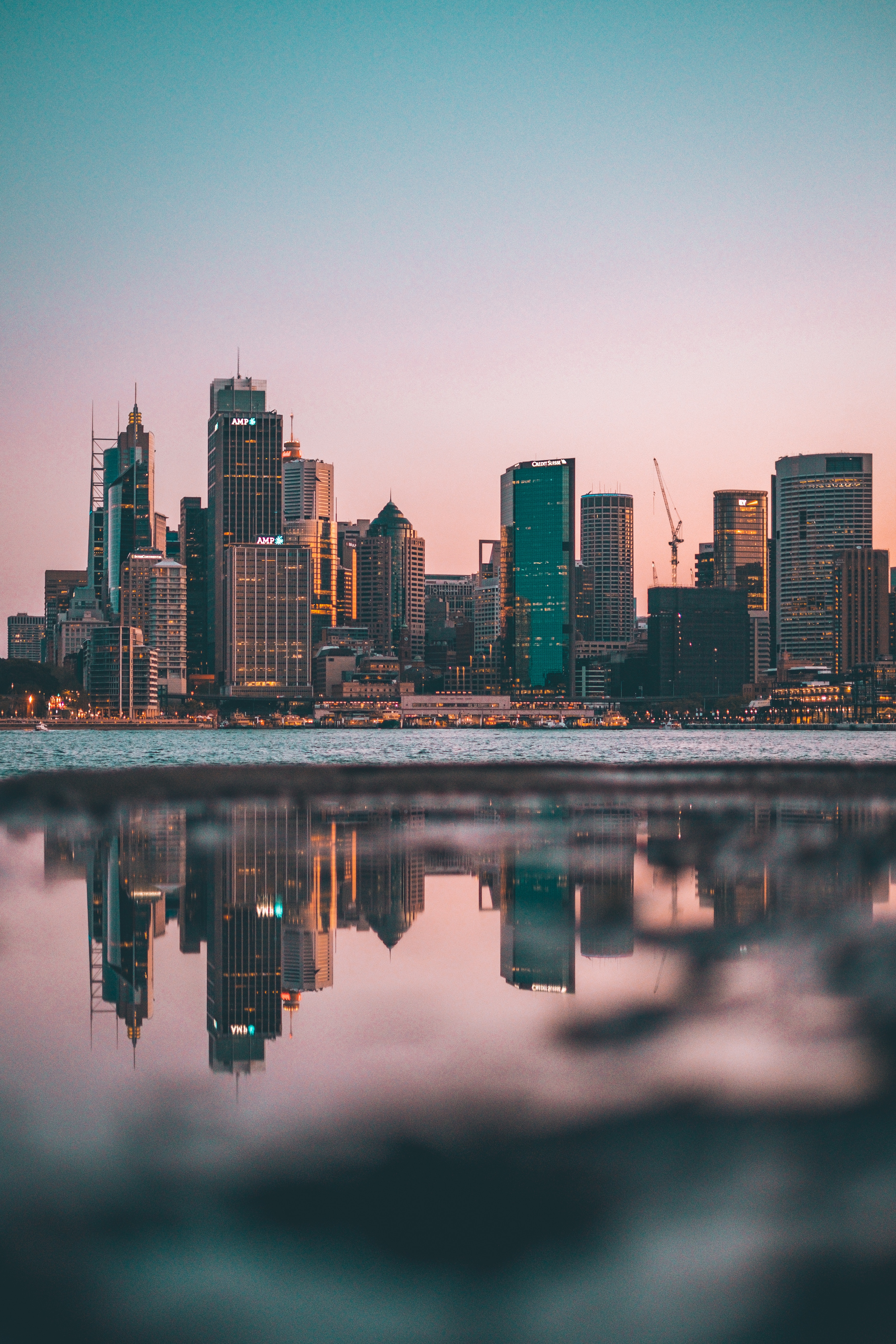 Laden Sie das Städte, Sunset, Stadt, Panorama, Australien-Bild kostenlos auf Ihren PC-Desktop herunter