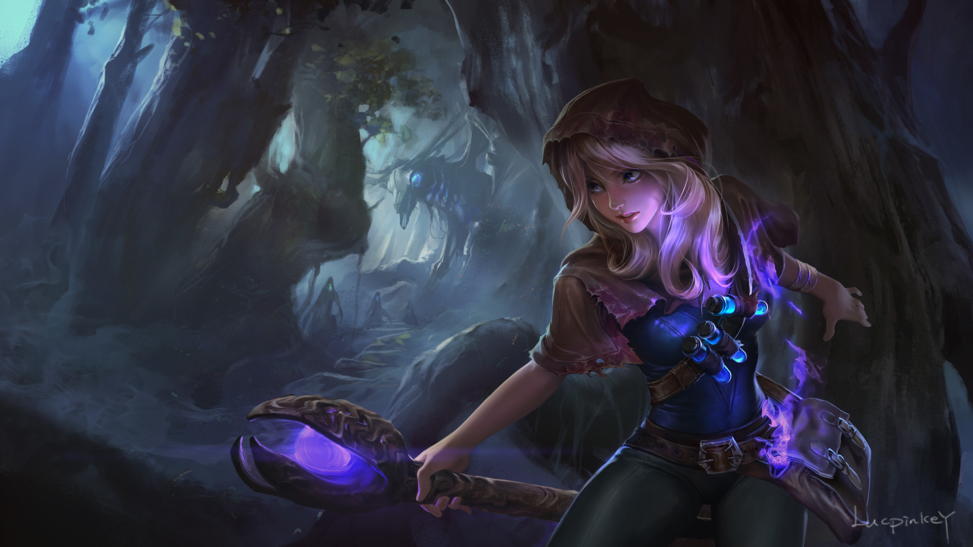 video game, league of legends, lux (league of legends) Phone Background