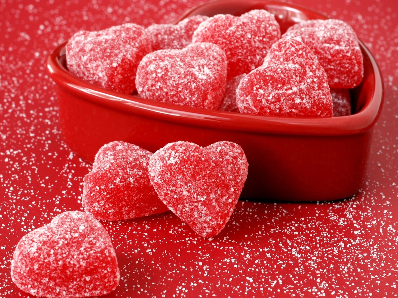 Mobile wallpaper: Food, Candies, Background, Hearts, 26645 download the  picture for free.