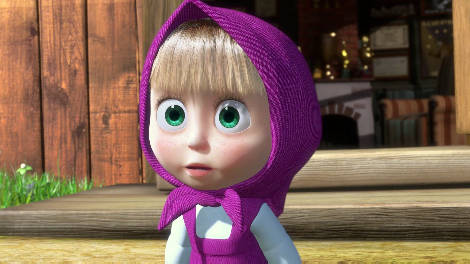 14158 download wallpaper masha and the bear, cartoon, children screensavers and pictures for free