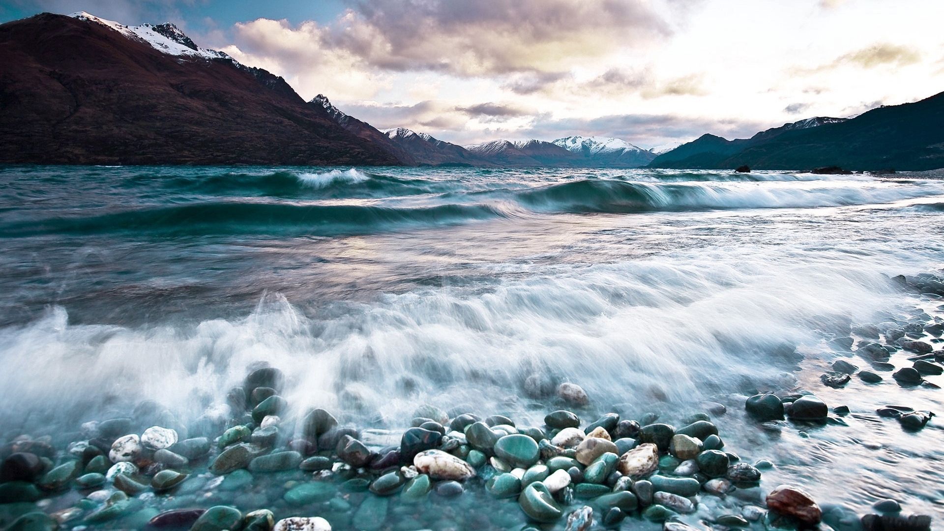 Laden Sie das Natur, Stones, Mountains, Sea, Waves, Schaum-Bild kostenlos auf Ihren PC-Desktop herunter