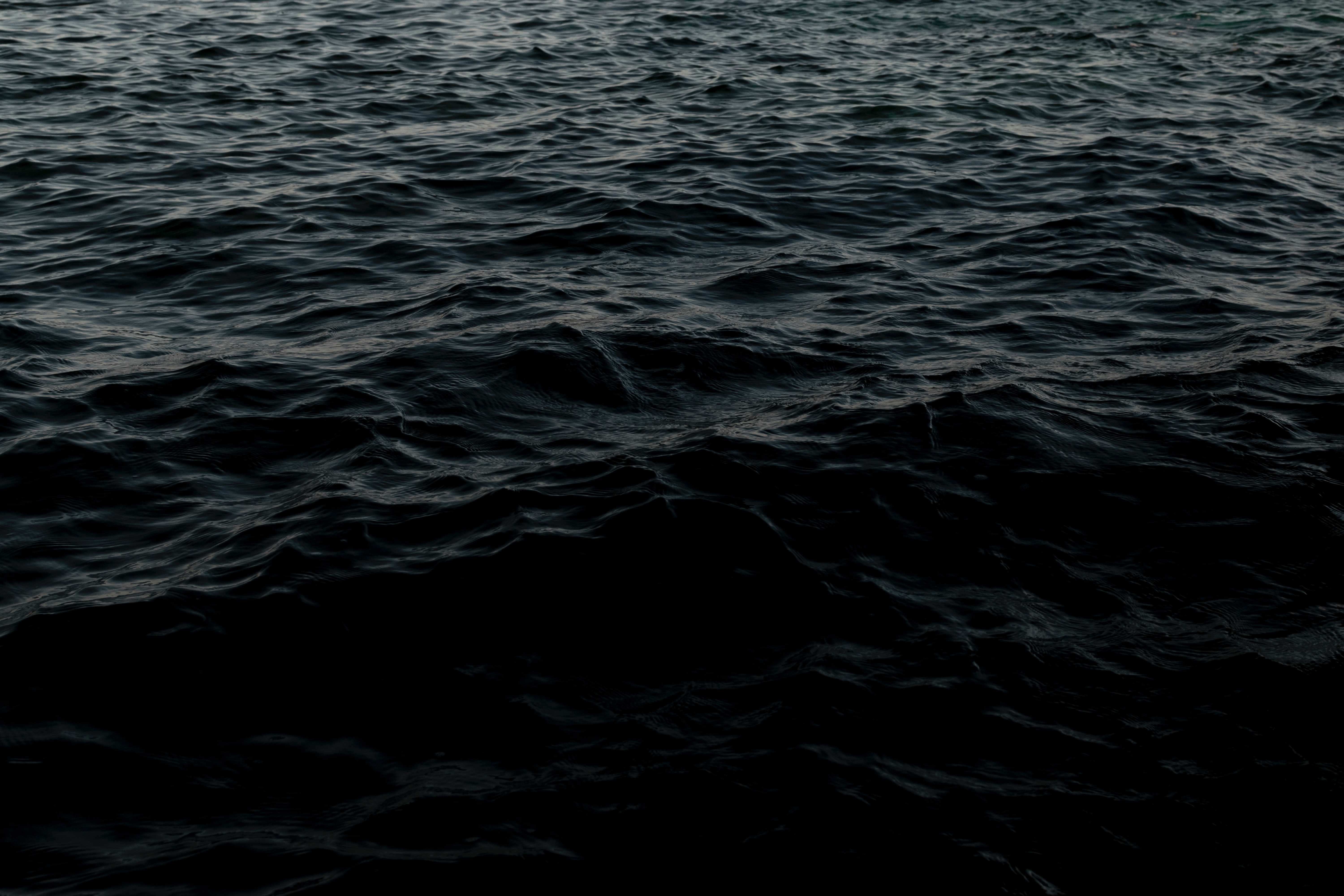 Cool HD Wallpaper ripple, dark, water, nature