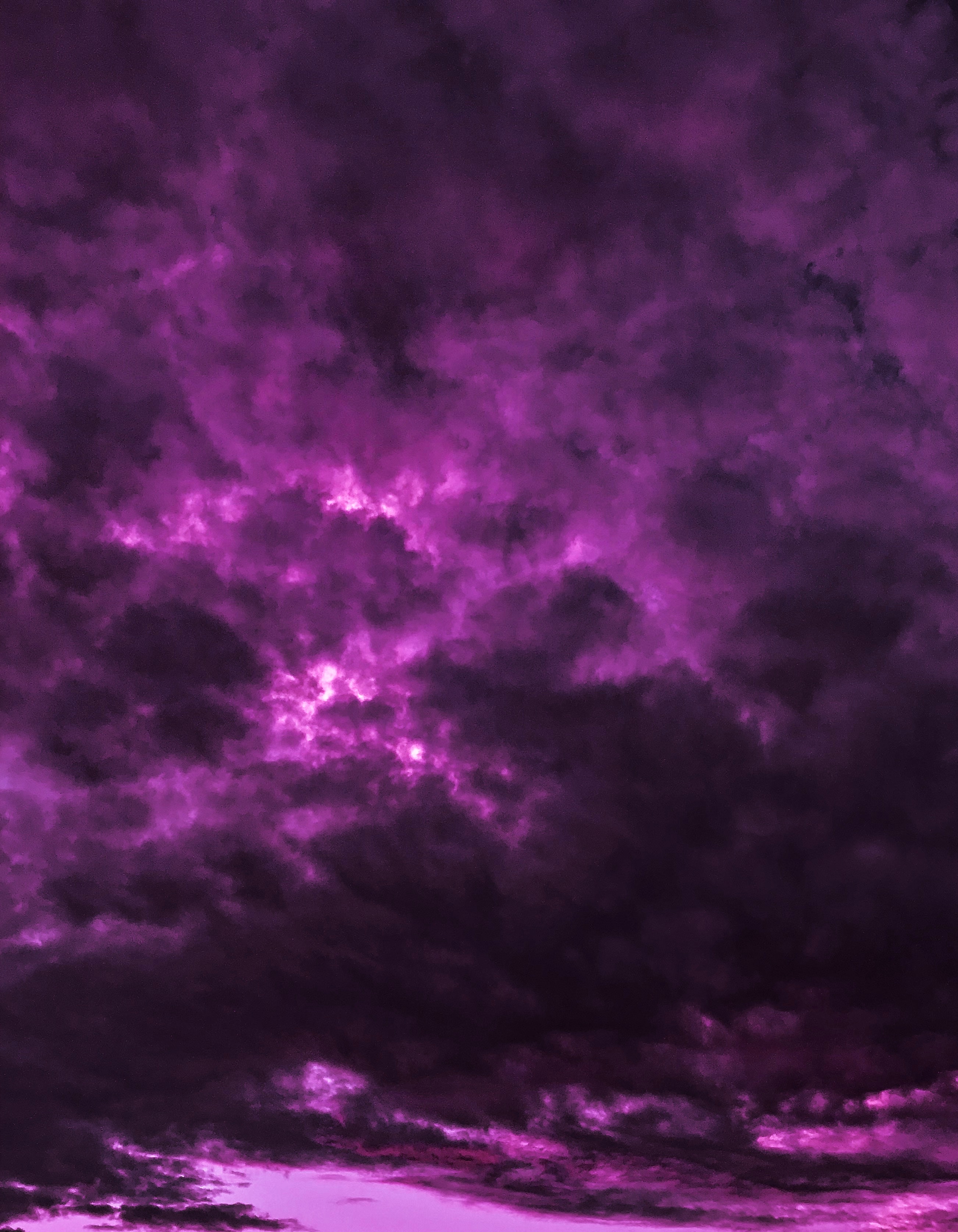violet, purple, sky, clouds, dark, thick phone background