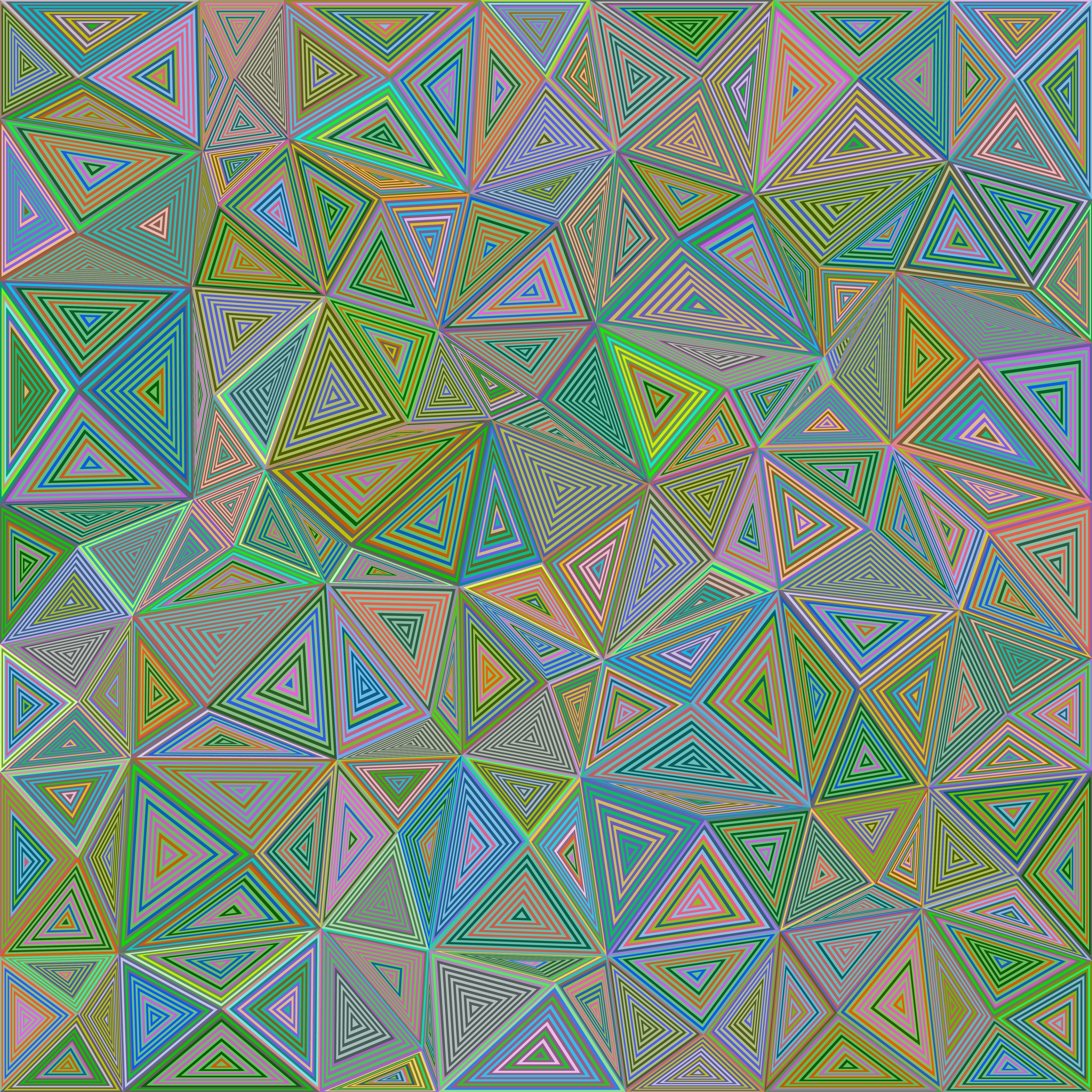 illusion, 3d, geometric, triangle, polygon Free Stock Photo