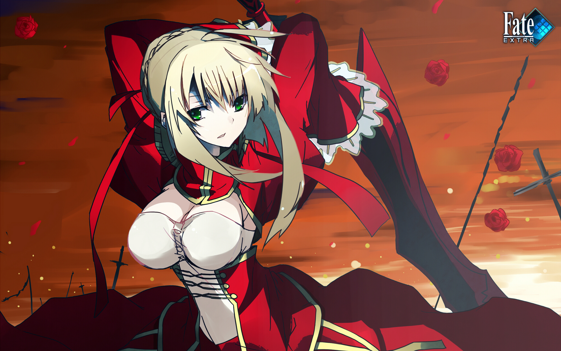 HD desktop wallpaper: Anime, Red Saber, Fate/extra, Fate Series download  free picture #171360