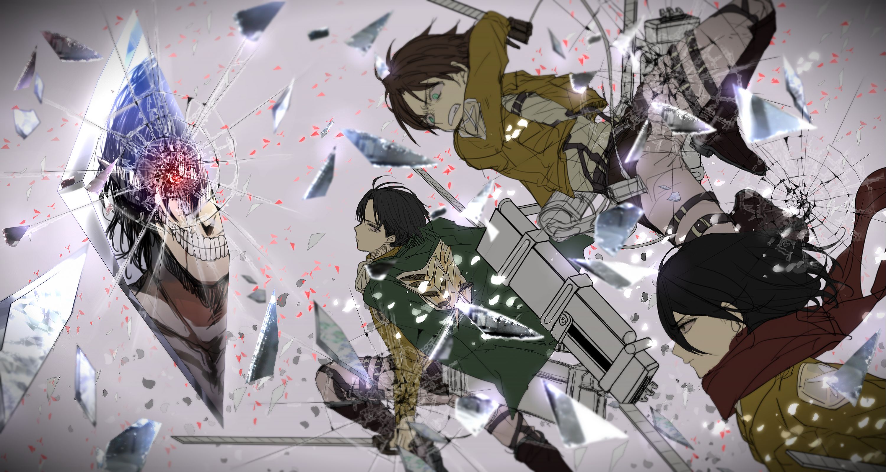 Attack On Titan Kostenlos Gucken Hintergrundbild für Handys: Titan, Animes, Mikasa Ackermann, Attack On