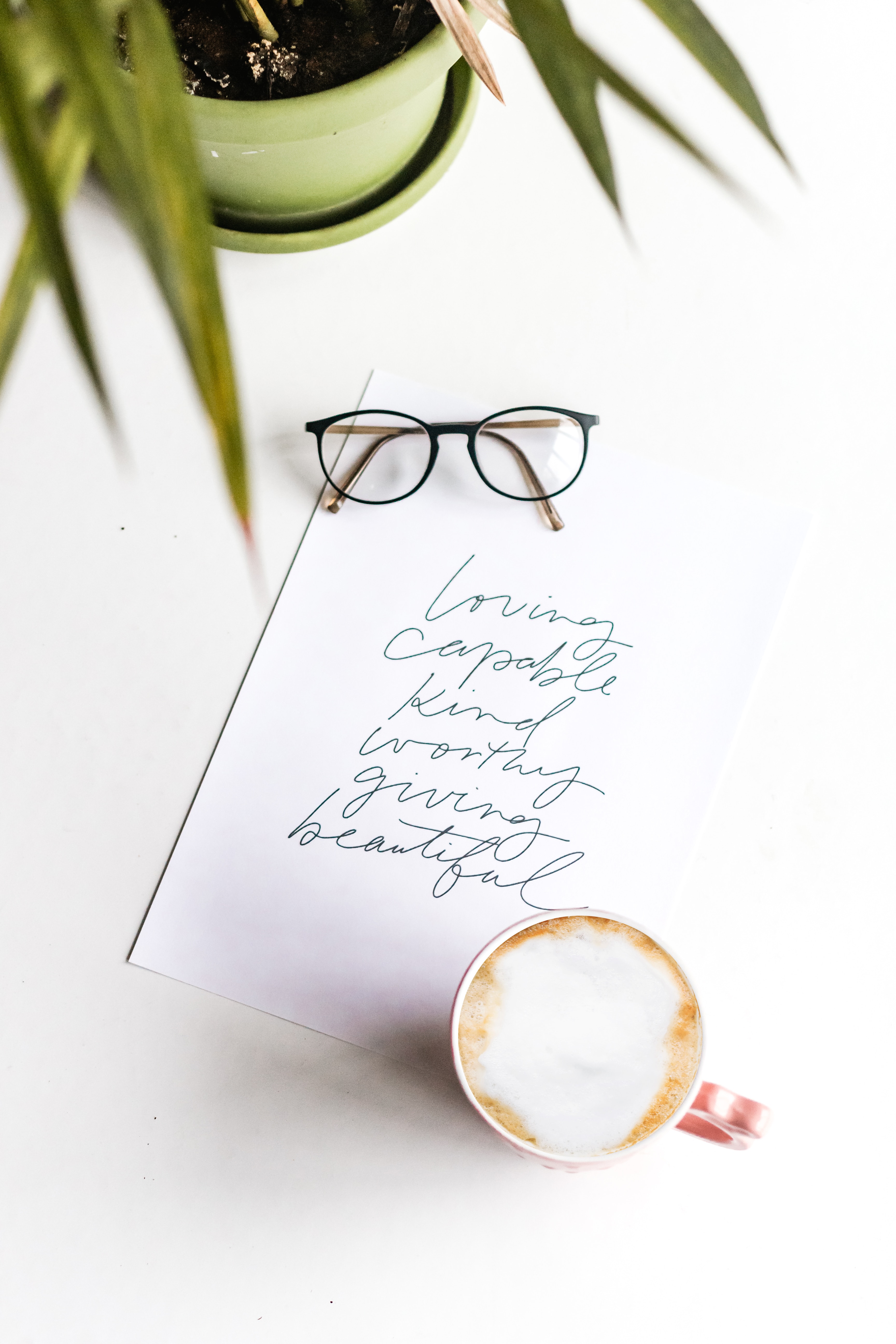 words, cup, inscription, text, paper, glasses, spectacles Smartphone Background
