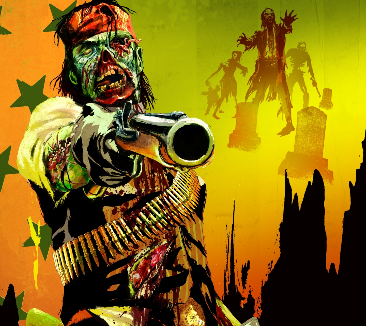 Red Dead Redemption Undead Nightmare Постер