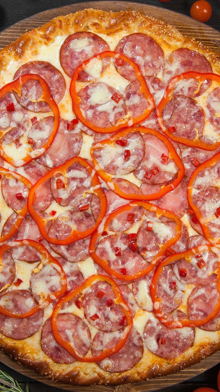 Пицца без сыра помидора