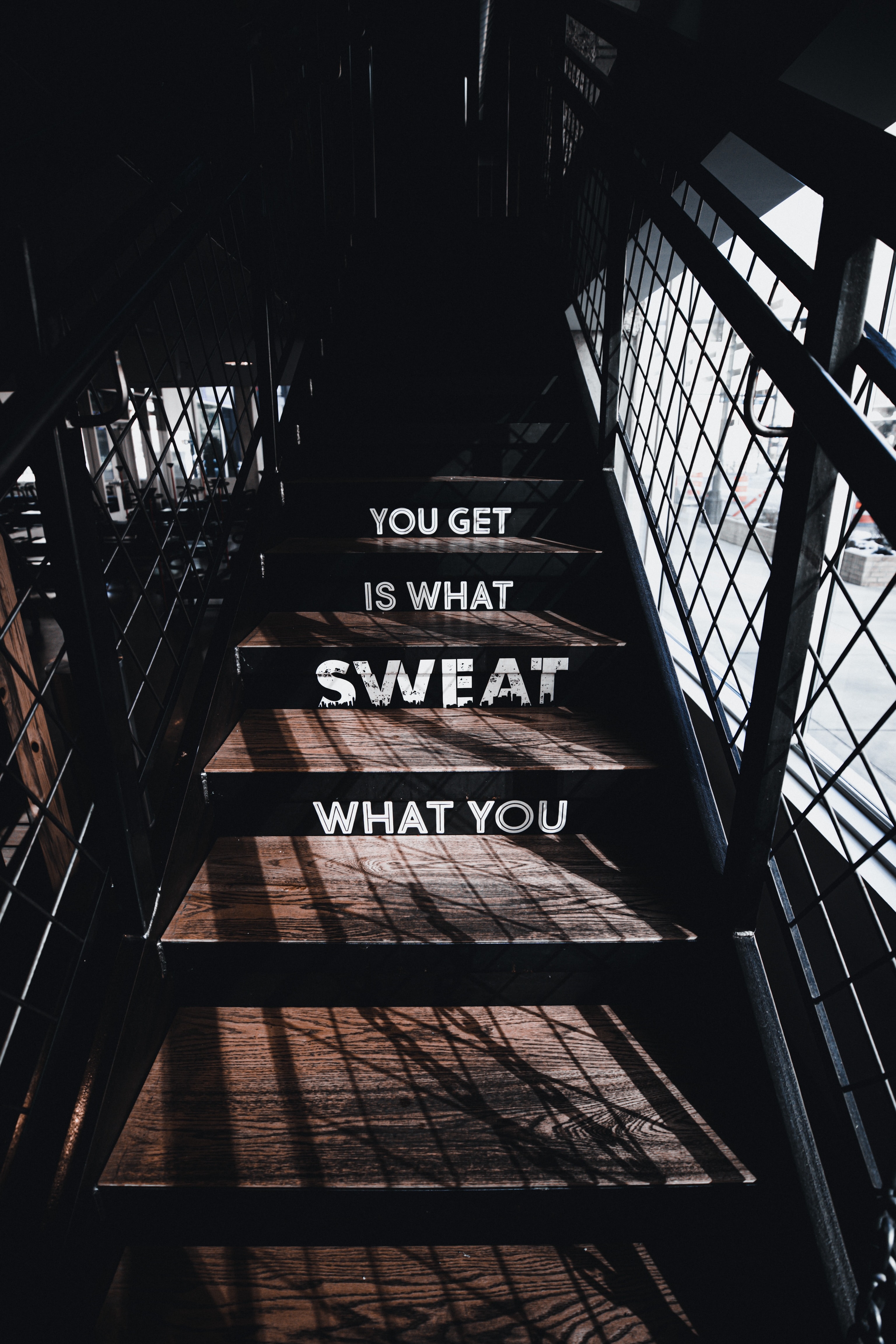 motivation, quote, inspiration, quotation, inscription, words, stairs, ladder, text download HD wallpaper