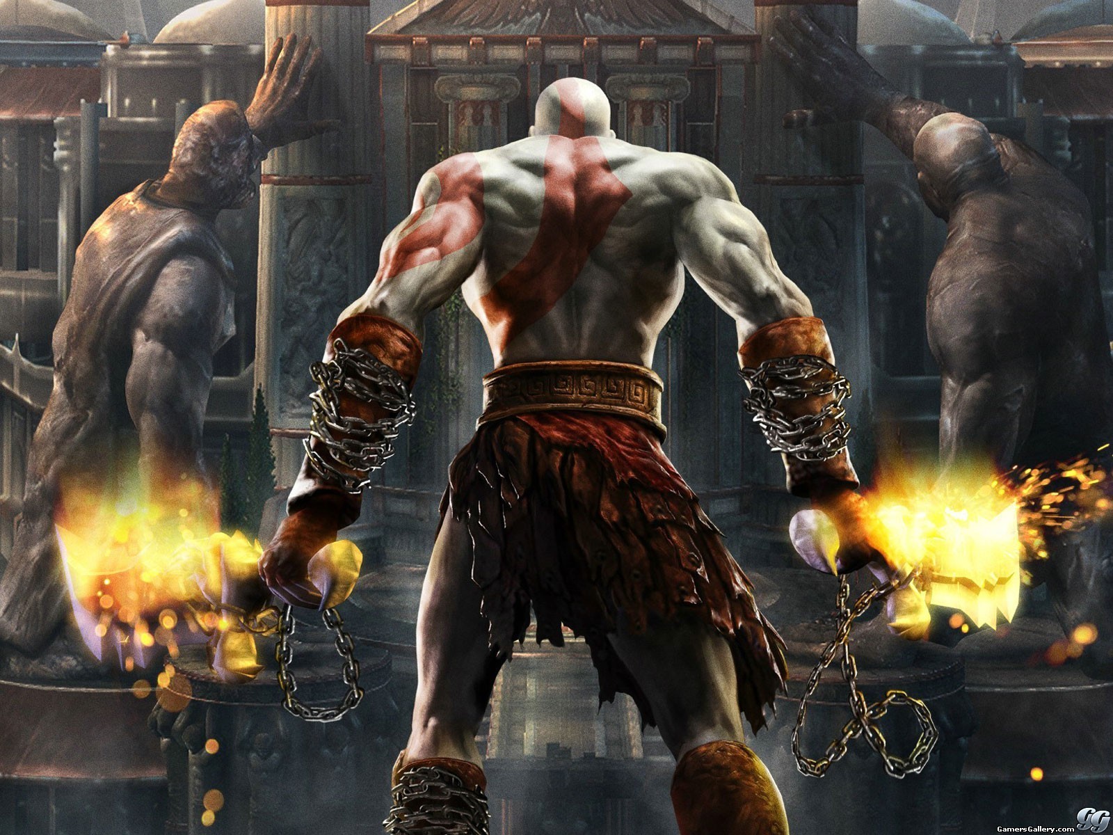 302458 baixar papel de parede god of war, god of war ii, kratos (deus da guerra), videogame - protetores de tela e imagens gratuitamente