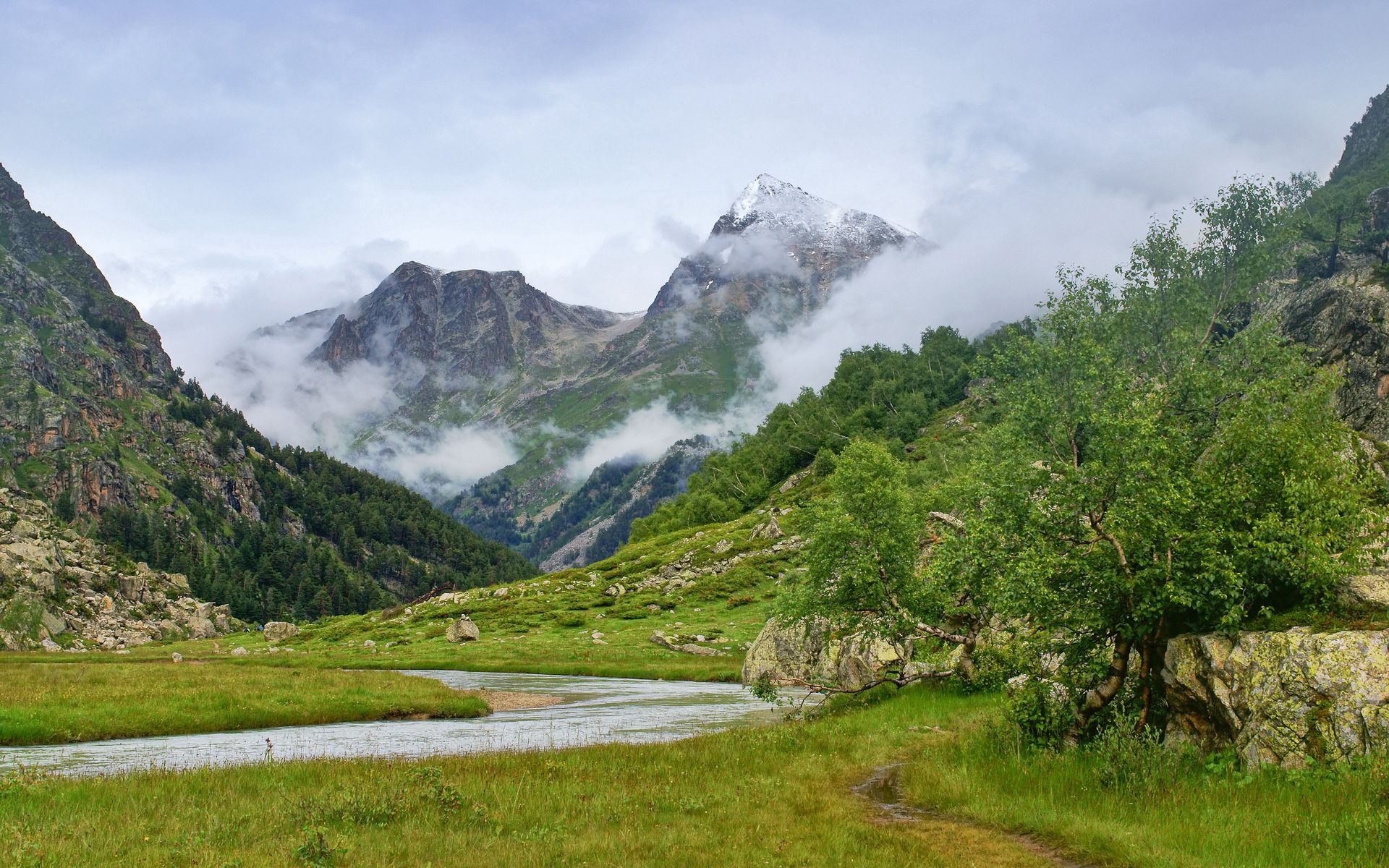 4K Phone Wallpaper rivers, nature, serenity, mountains