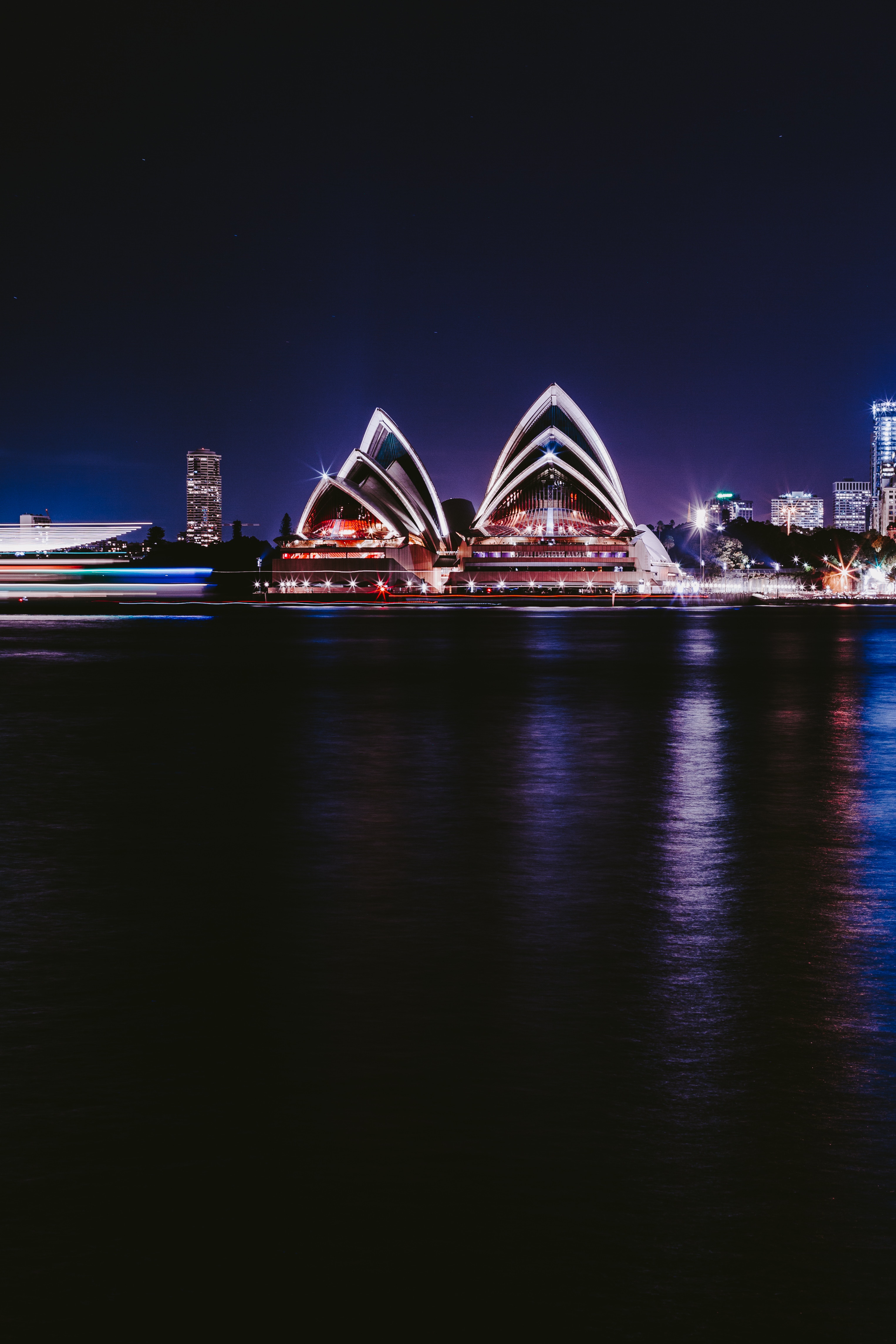 Laden Sie das Städte, Architektur, Sydney, Nächtliche Stadt, Night City, Lichter Der Stadt, City Lights, Australien-Bild kostenlos auf Ihren PC-Desktop herunter