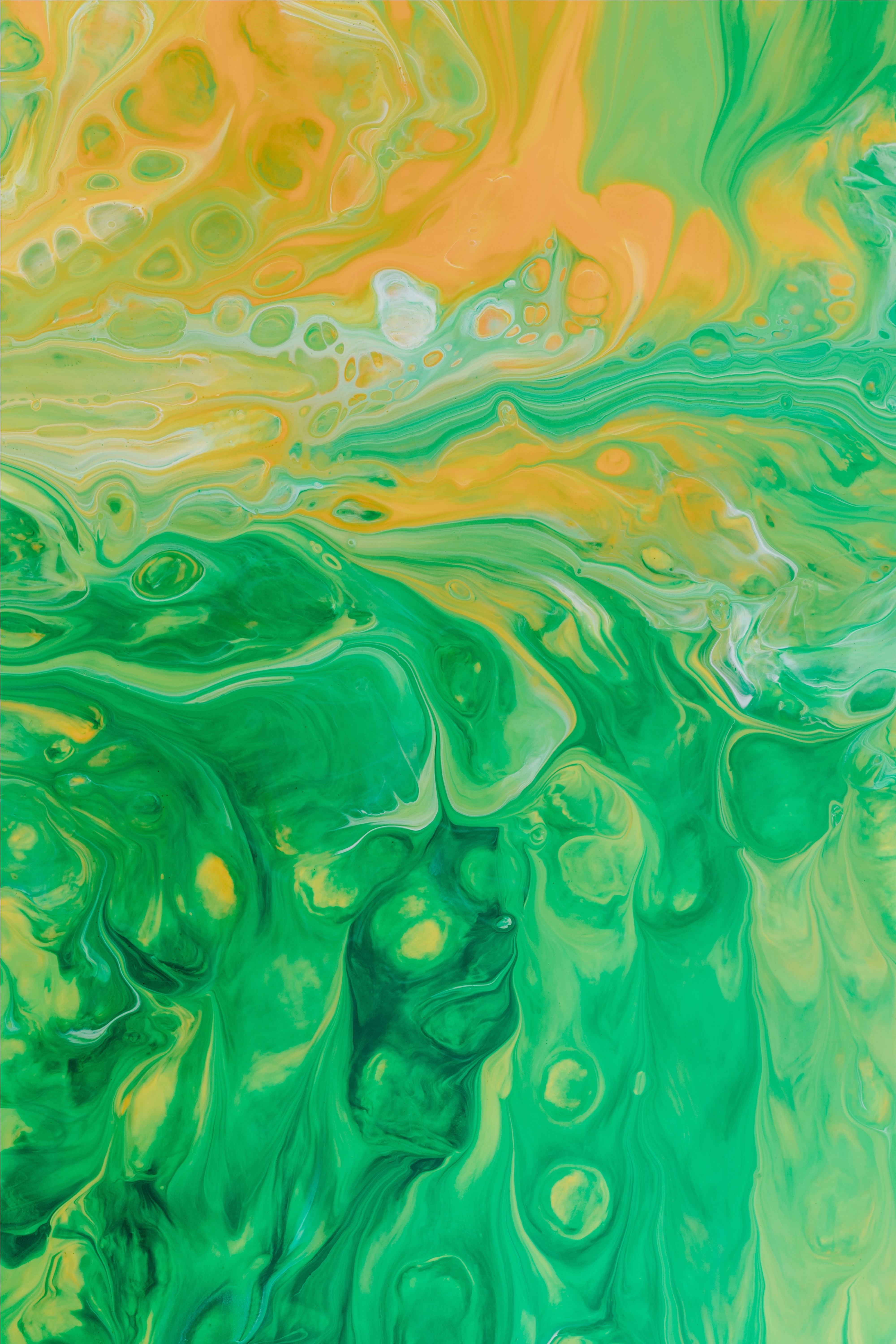paint, divorces, abstract, green, light, light coloured, stains, spots HD wallpaper