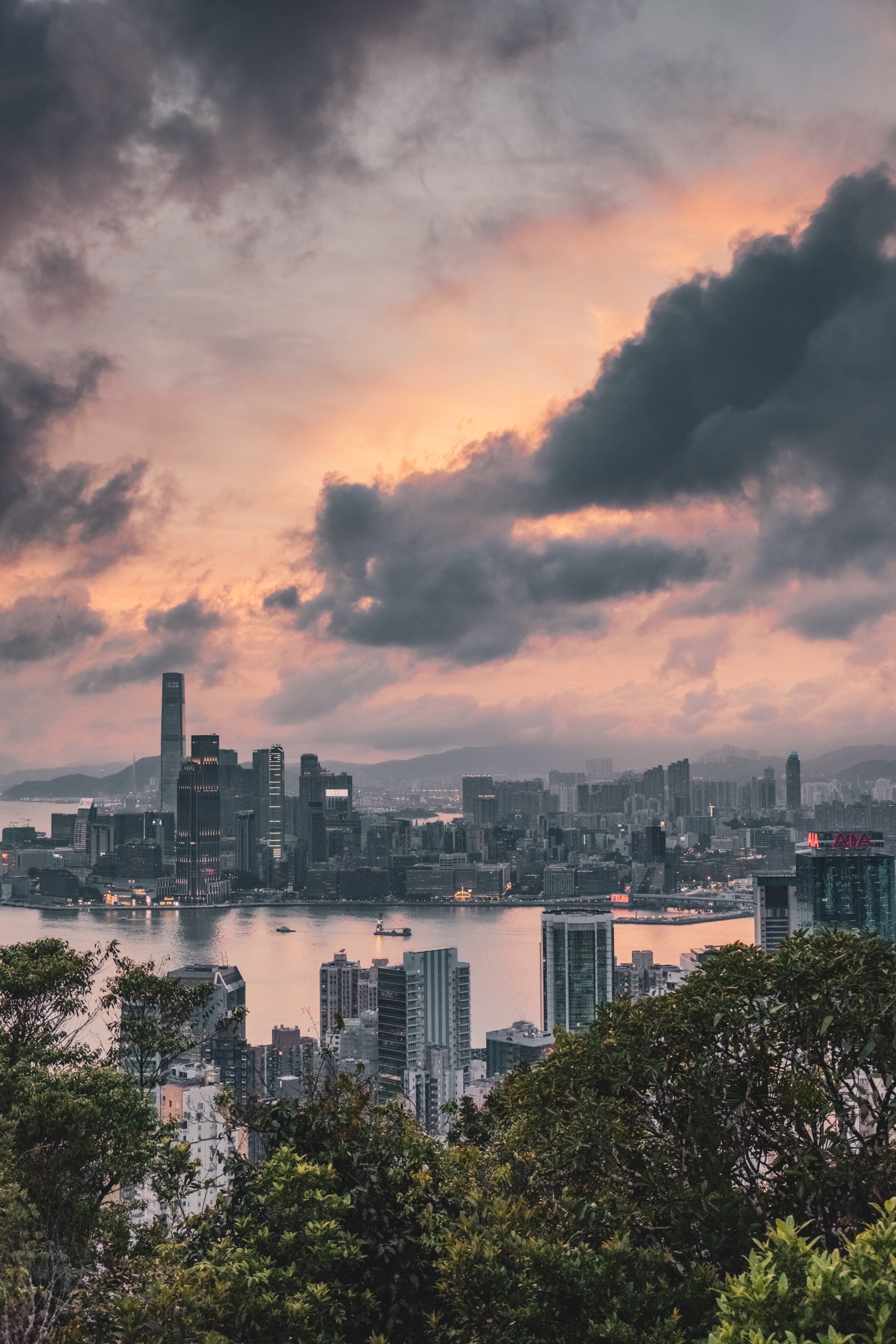 Laden Sie das Städte, Sea, Architektur, Stadt, Wolkenkratzer, Gebäude, Hongkong, Sonderverwaltungsregion Hongkong-Bild kostenlos auf Ihren PC-Desktop herunter