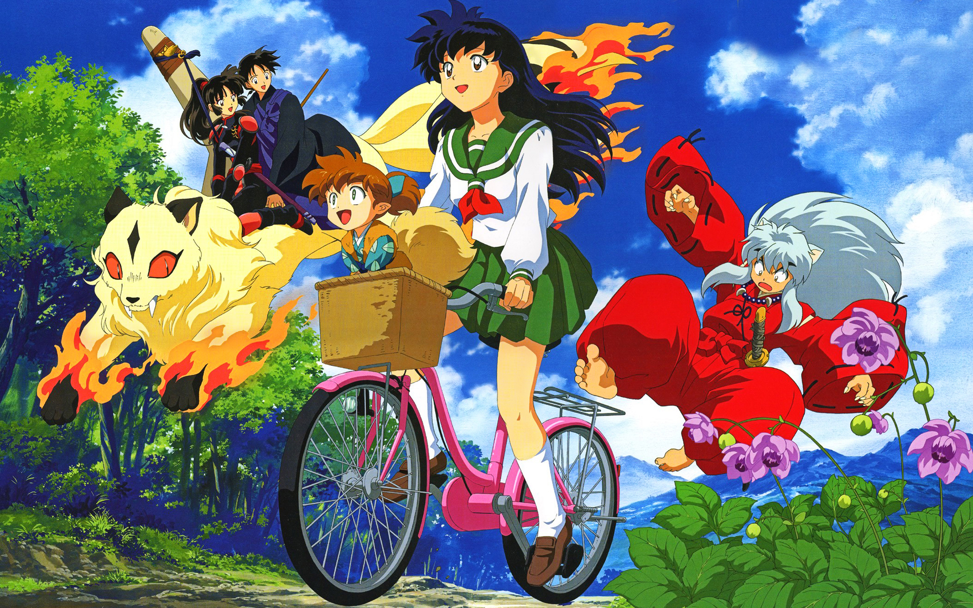 20490 Bild herunterladen anime, cartoon, inuyasha - Hintergrundbilder und Bildschirmschoner kostenlos