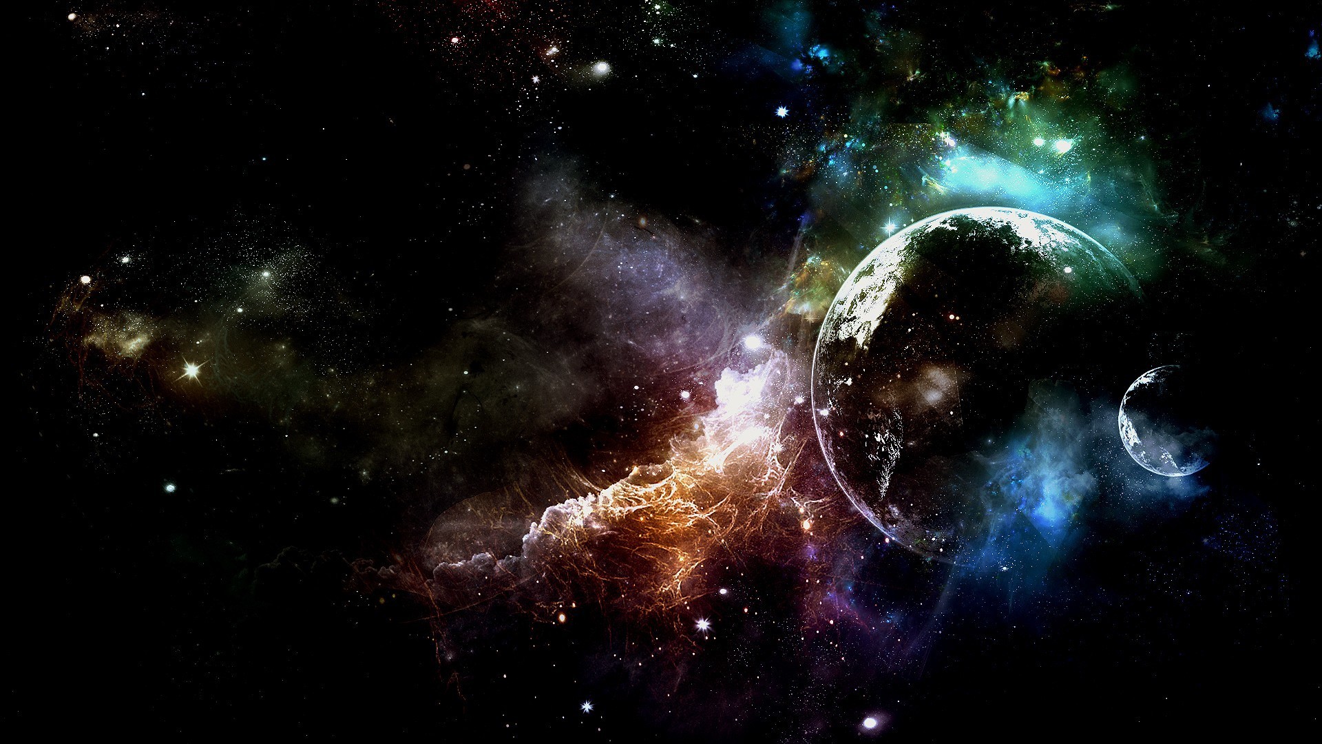 HD desktop wallpaper: Planets, Sci Fi download free picture #531986
