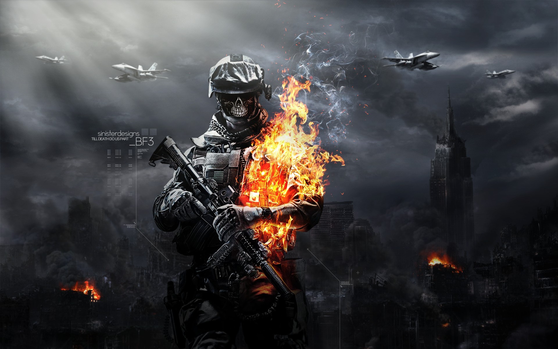 battlefield, games, fire, war HD wallpaper