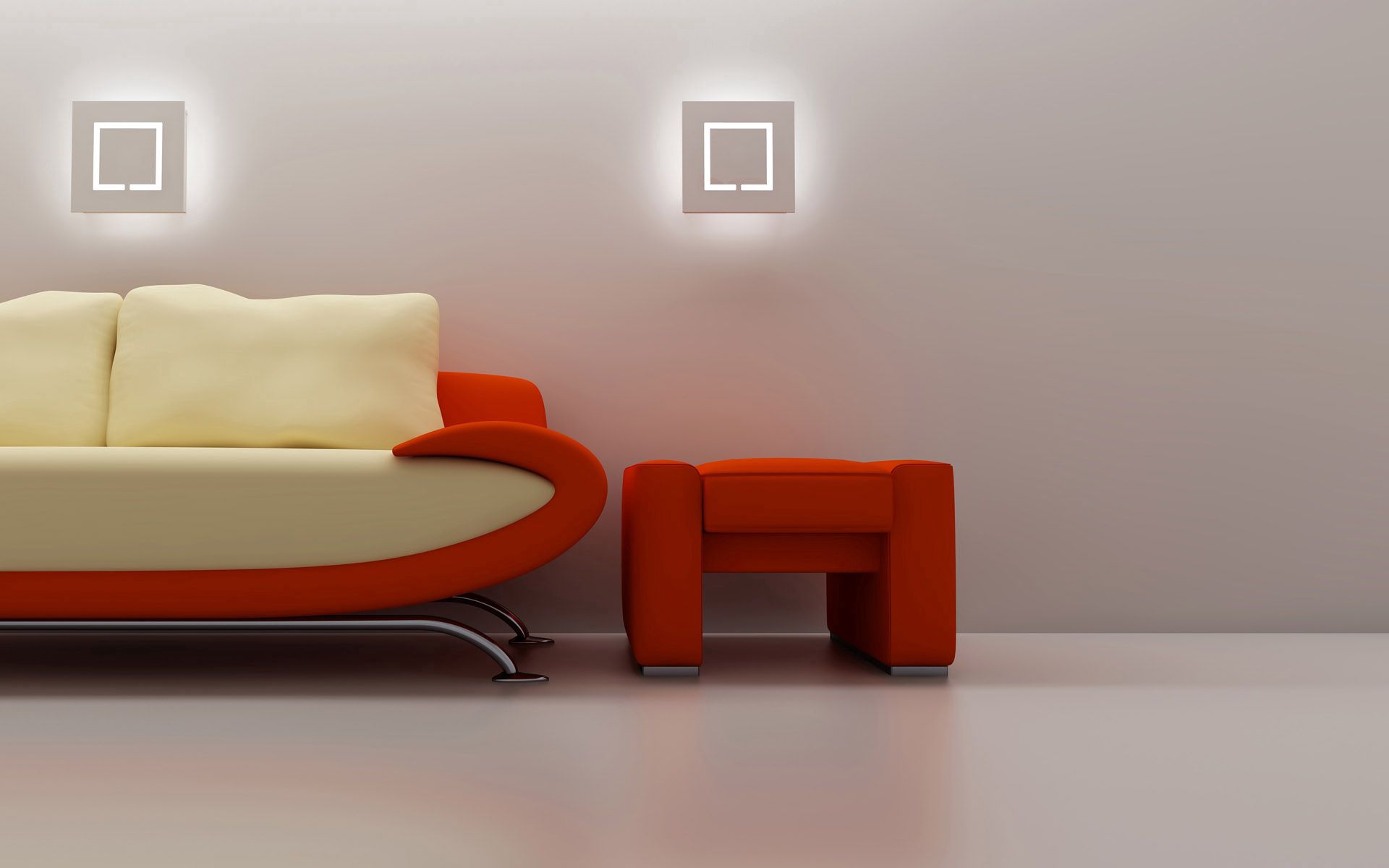 Free HD furniture, shine, light, miscellanea, miscellaneous, wall, style, sofa, armchair
