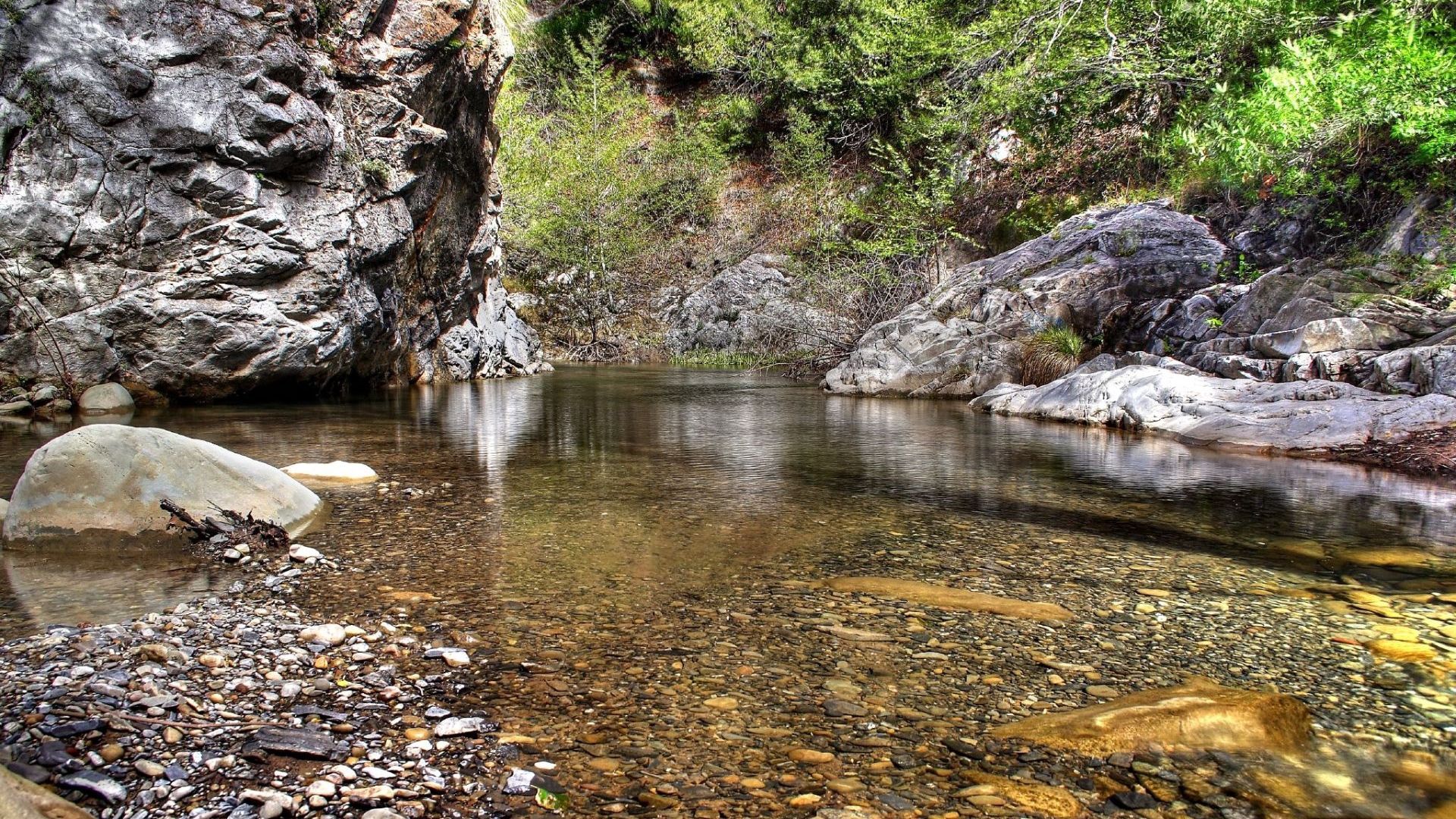 rocks, water, stones, nature 4K iPhone