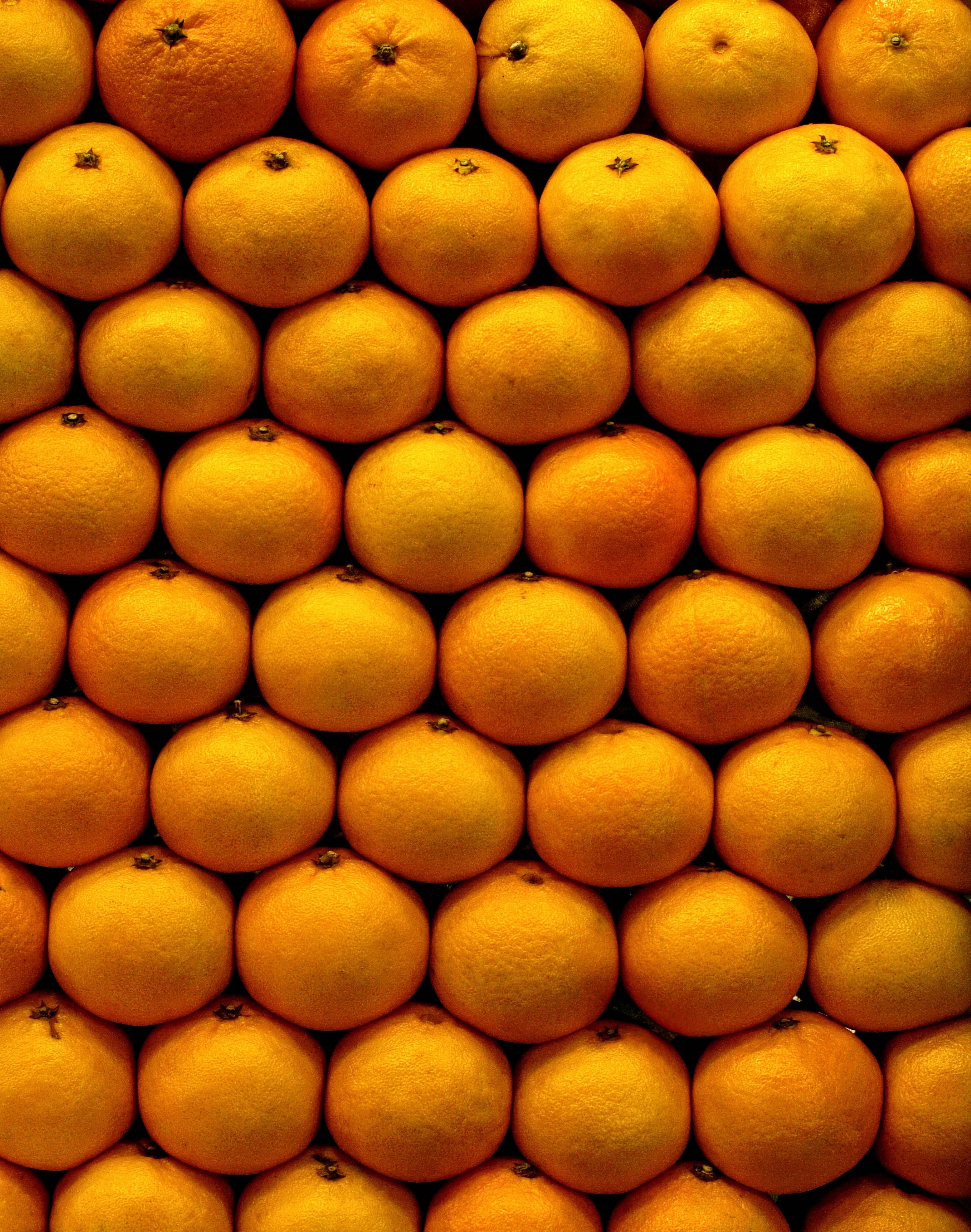 fruits, food, oranges, tangerines, citrus, ripe