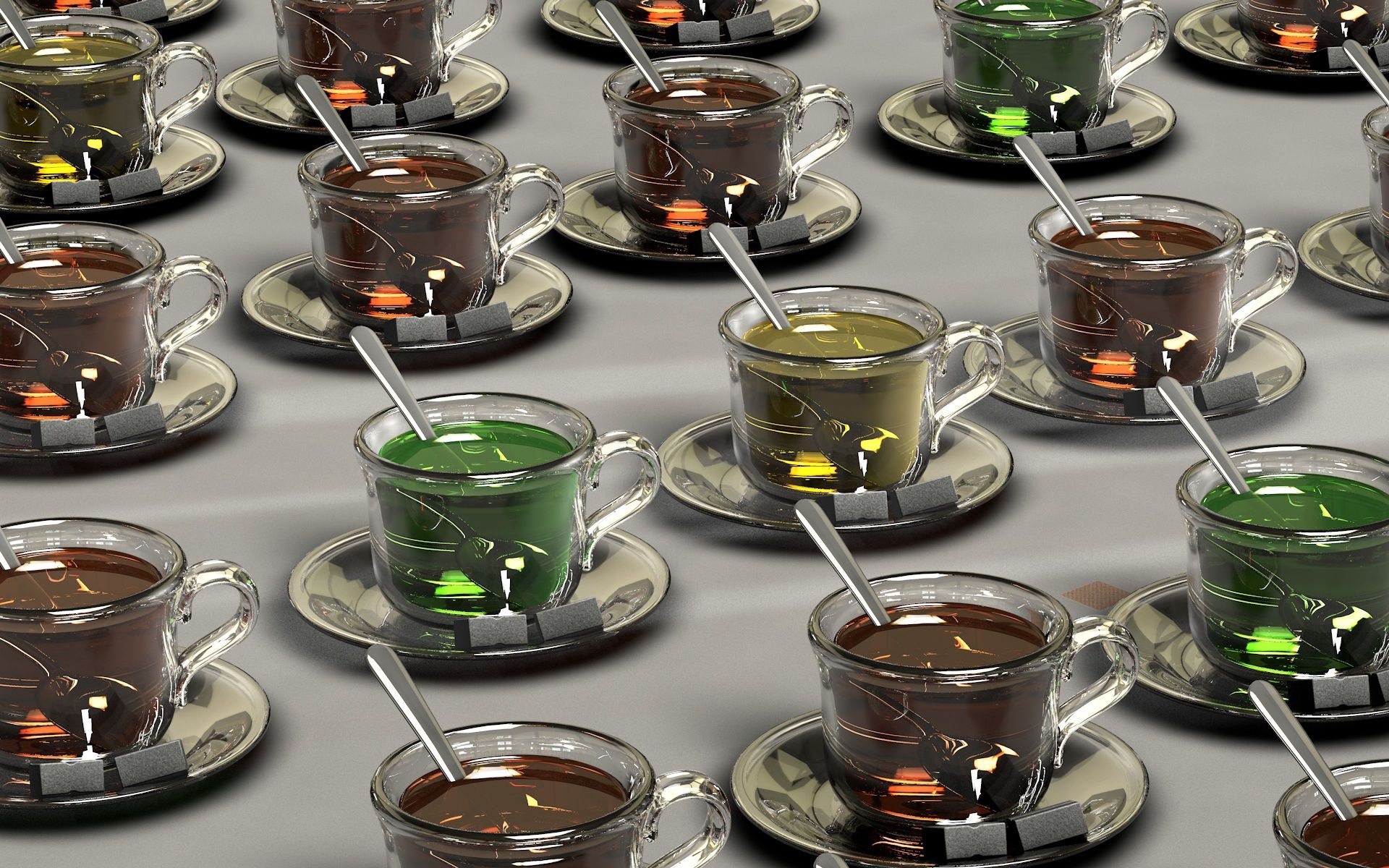 Laden Sie das Cups, Geschirr, 3D, Tee Trinken, Tea Party-Bild kostenlos auf Ihren PC-Desktop herunter