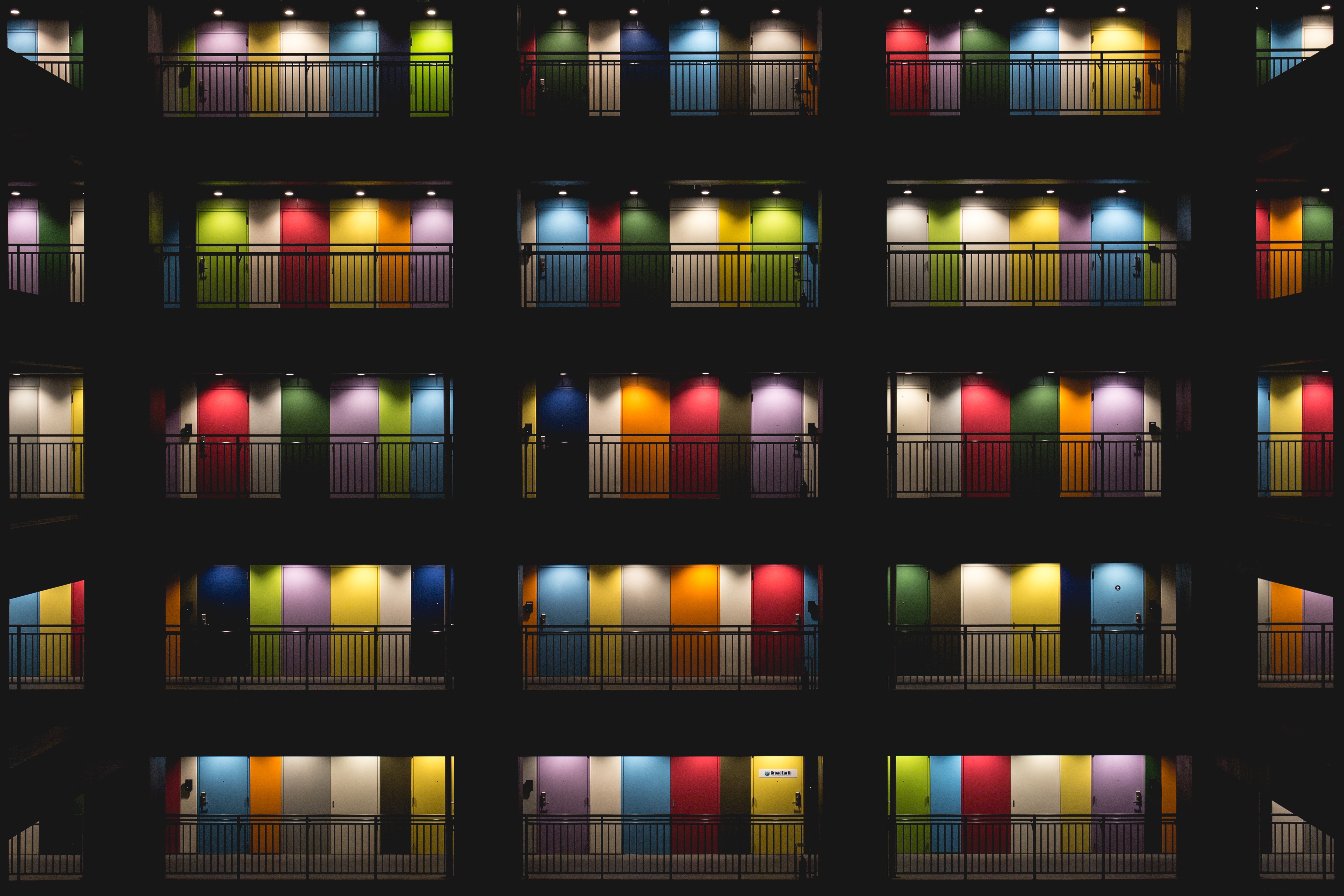 dark, multicolored, motley, japan, doors, door, tokyo for android