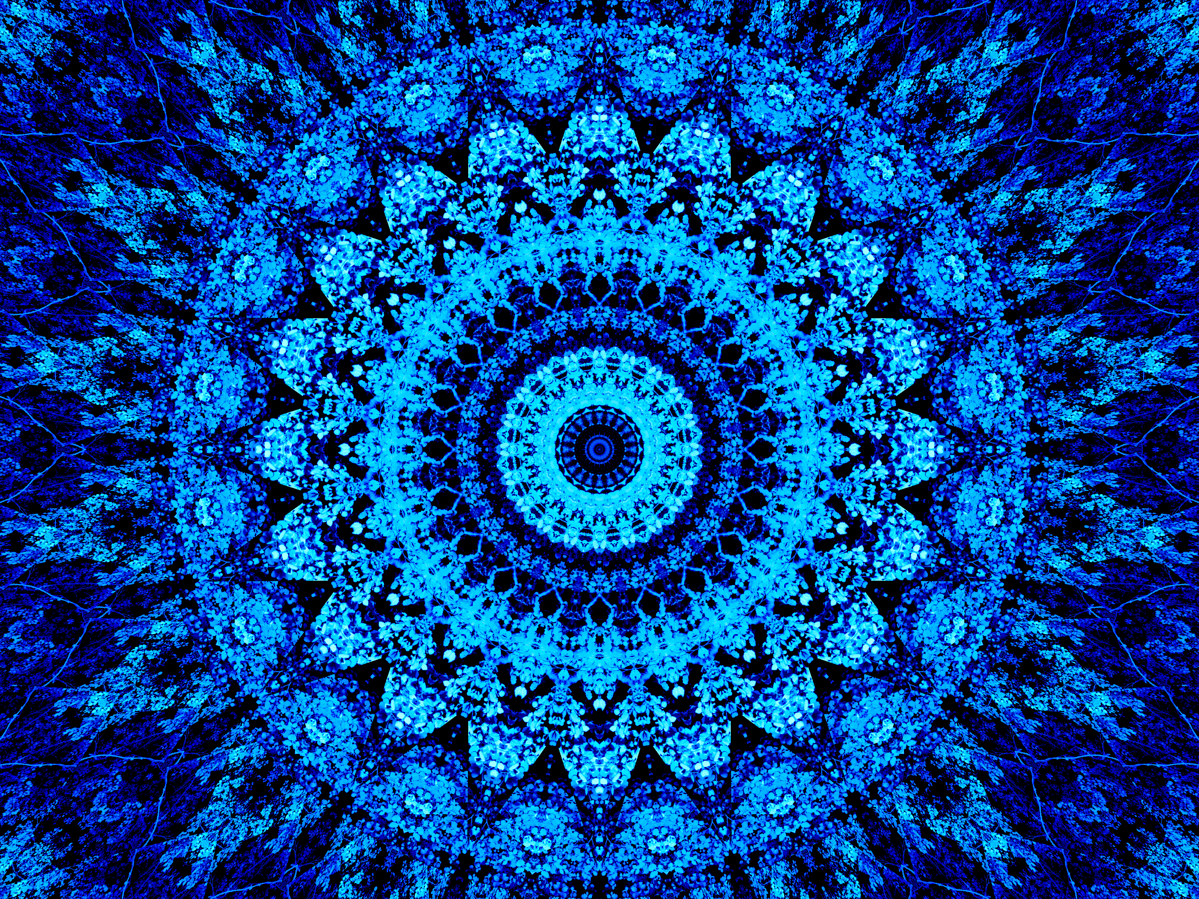 129213 Bildschirmschoner und Hintergrundbilder Mandala auf Ihrem Telefon. Laden Sie abstrakt, hell, muster, blau Bilder kostenlos herunter