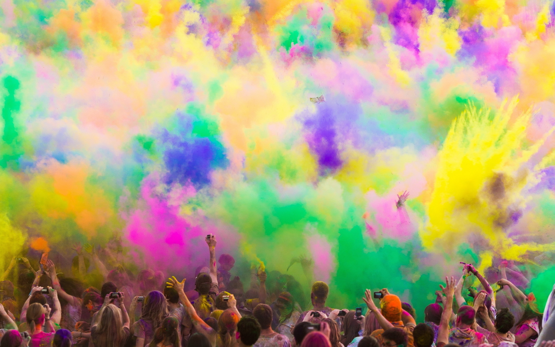 holi, people, holiday, colors download HD wallpaper