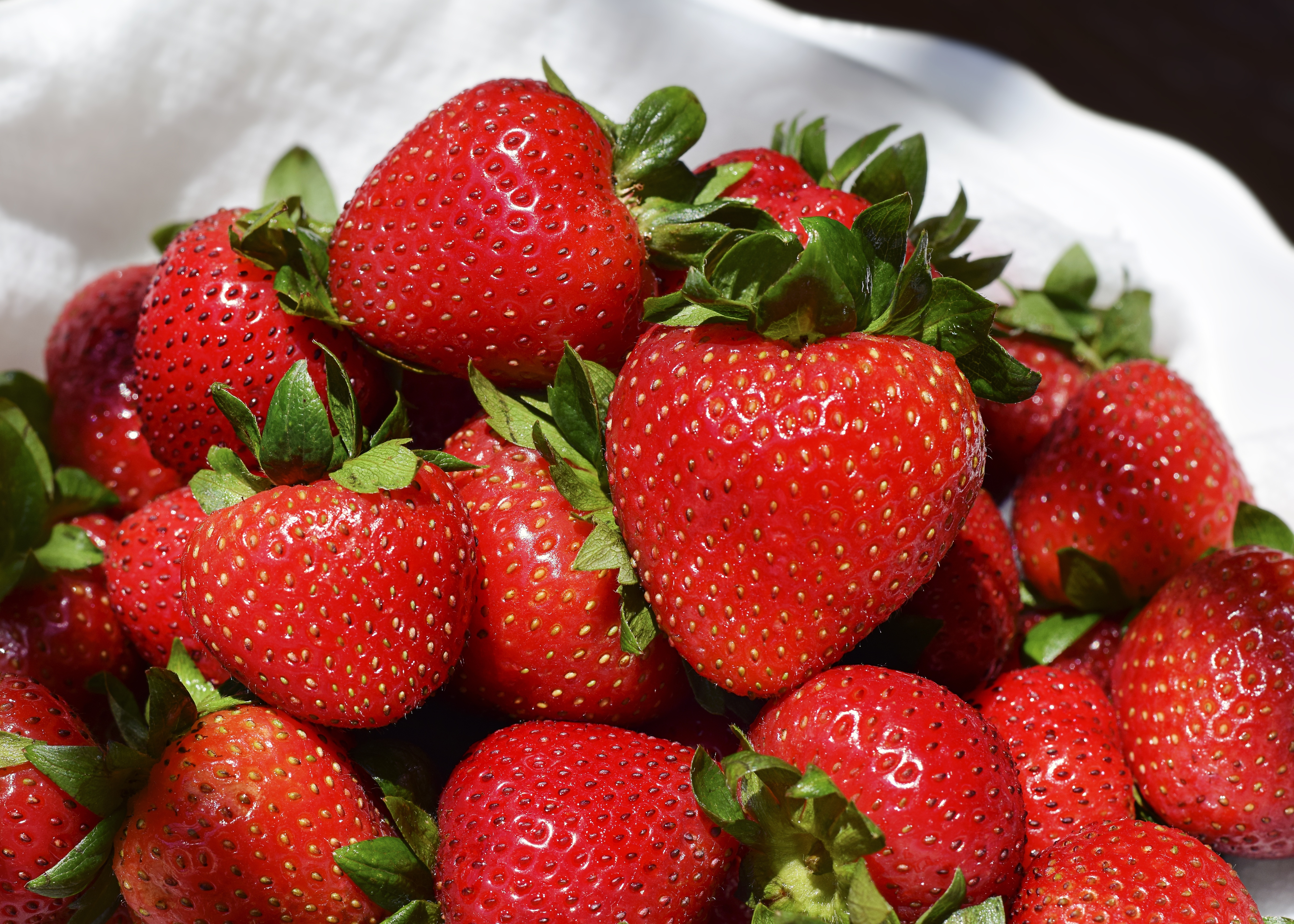 strawberry, food, berries, ripe, juicy