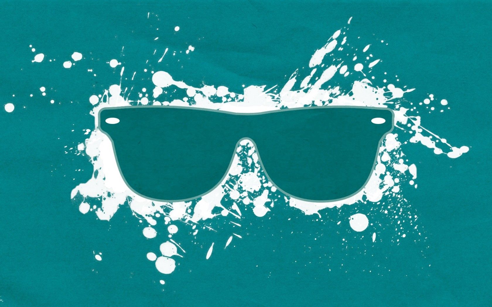 iPhone background blue, spray, glasses, white