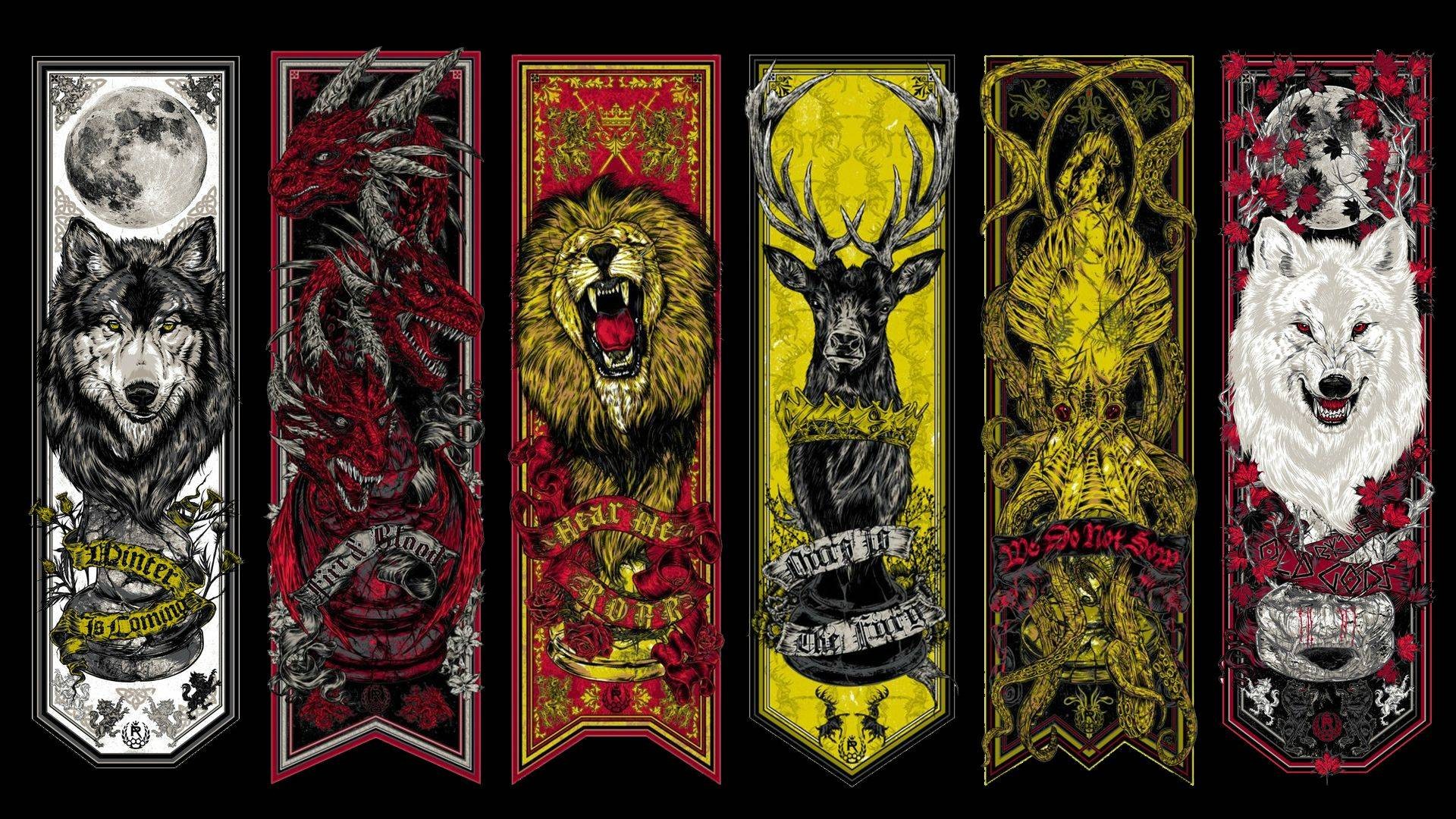 Game of Thrones гербы