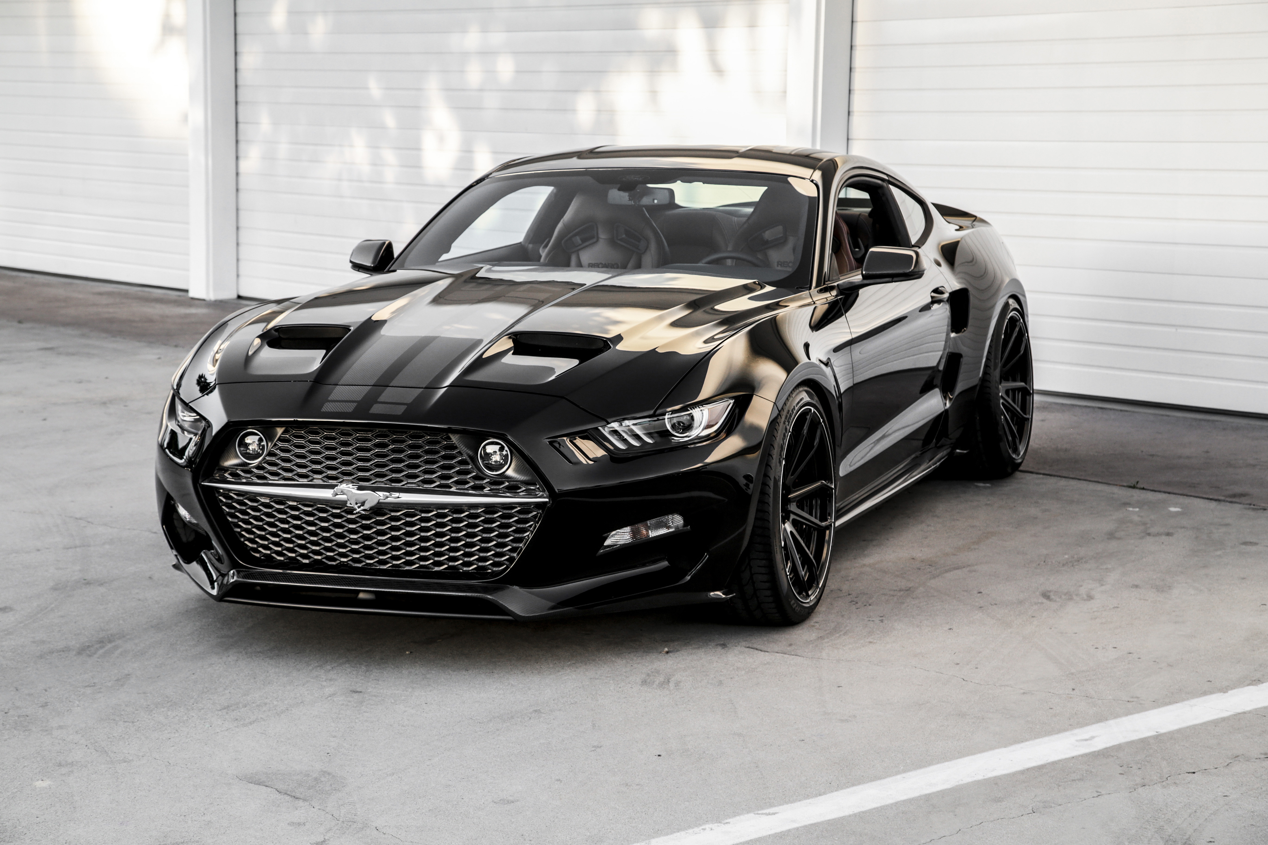 mustang, ford, cars, black