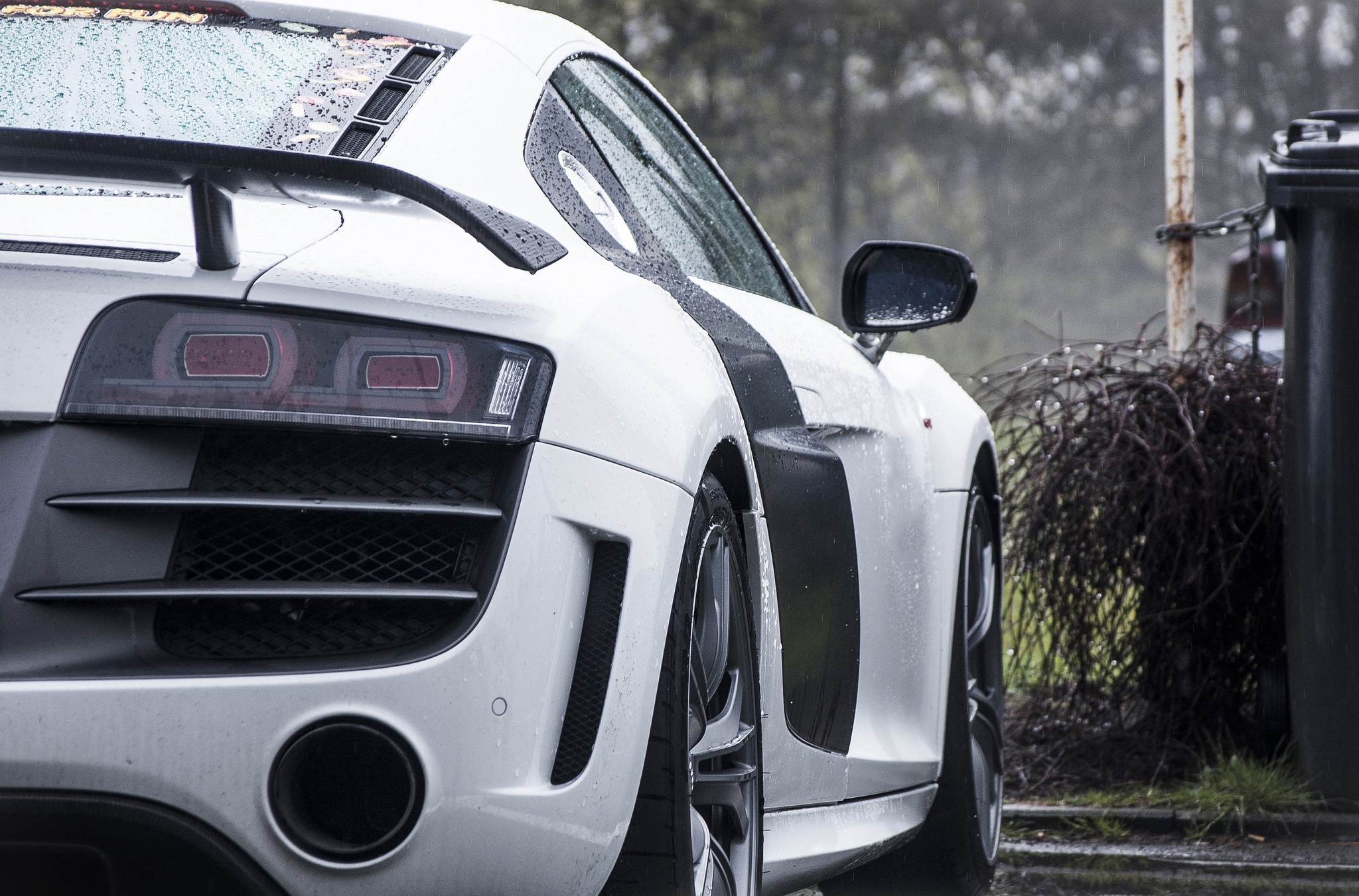 57433 Screensavers and Wallpapers Silver for phone. Download rain, audi, cars, silver pictures for free