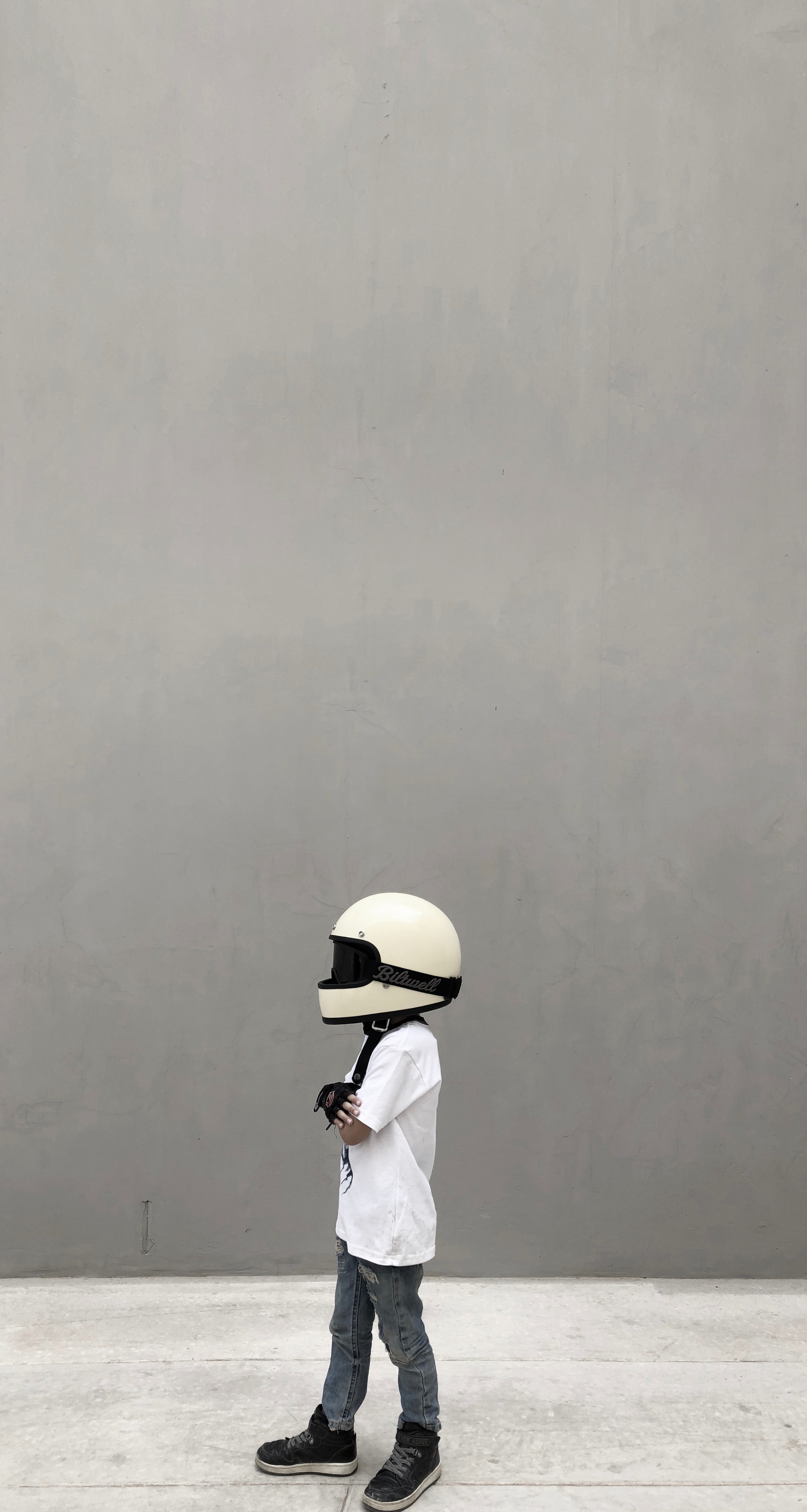 minimalism, helmet, style, child QHD
