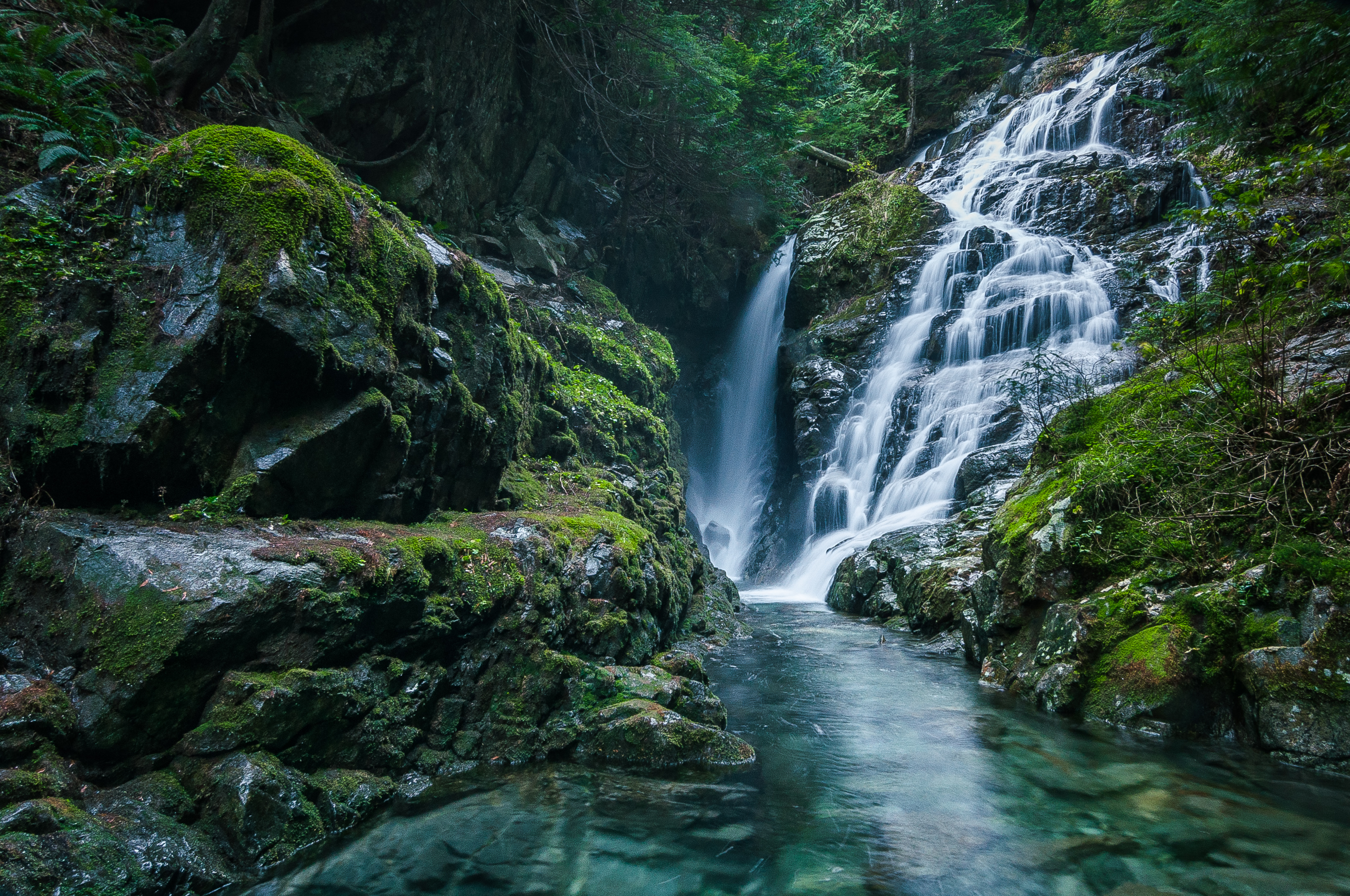 rivers, nature, waterfall, rocks Free Pure 4K Ultra