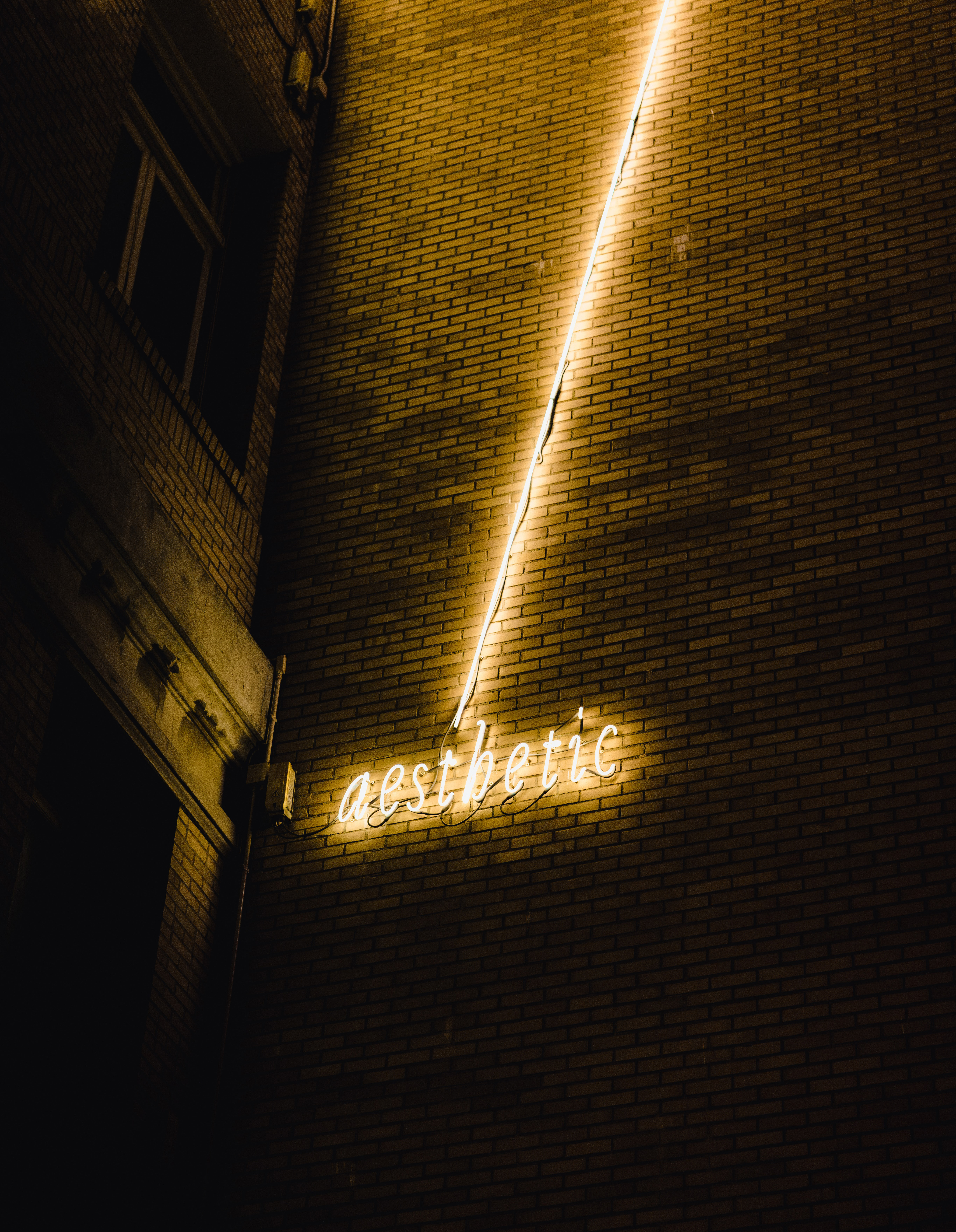 words, wall, neon, inscription, word, aesthetics High Definition image