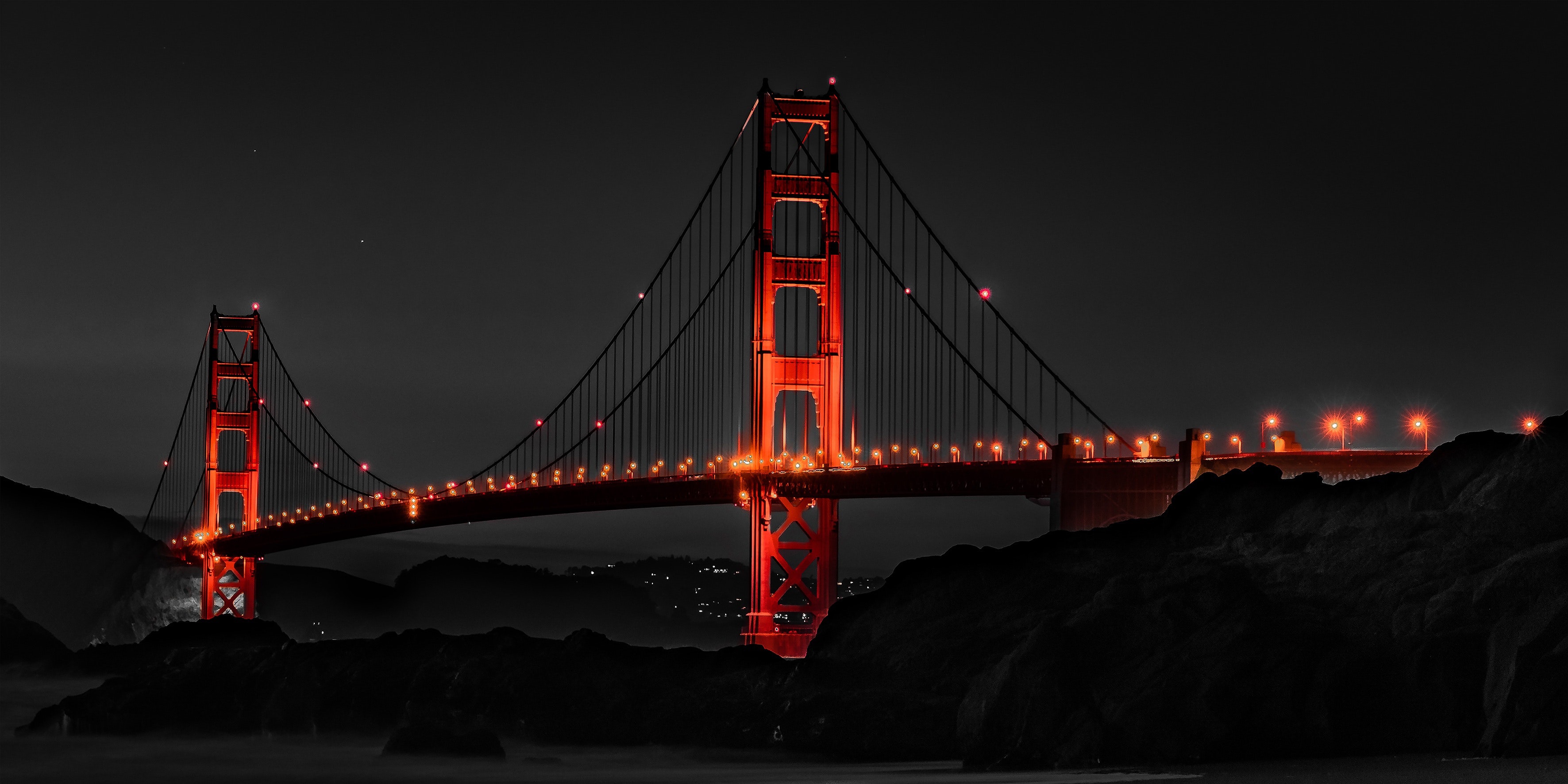 Мост Сан Франциско сбоку
