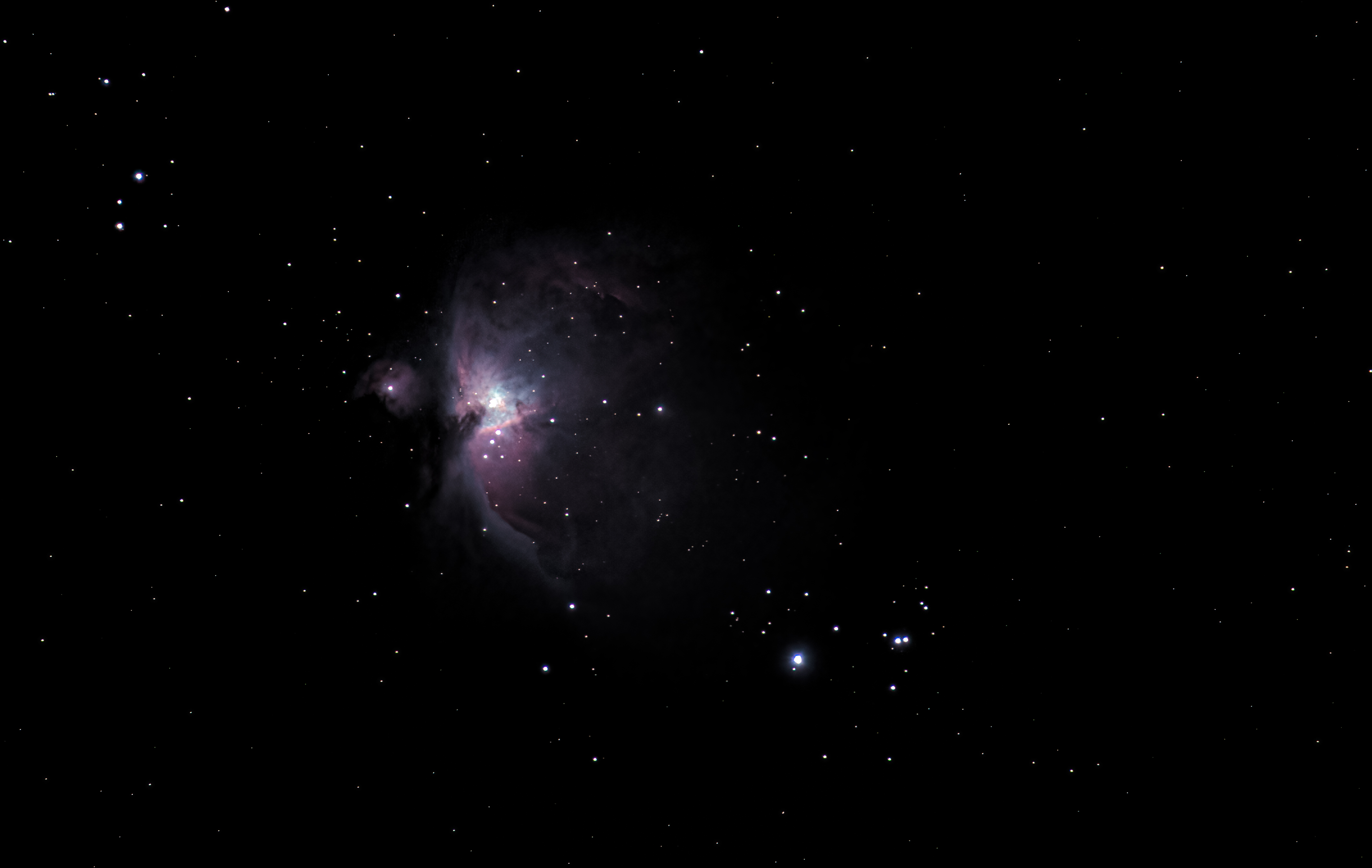 dark, stars, orion nebula, universe HD Phone wallpaper