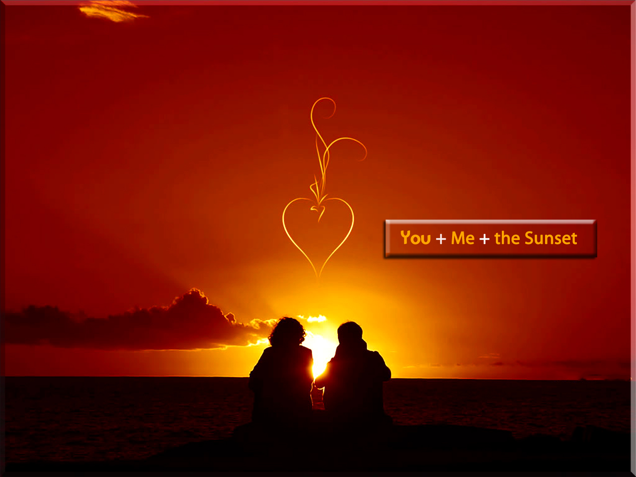 romantic, love, heart, photography Screen Wallpaper