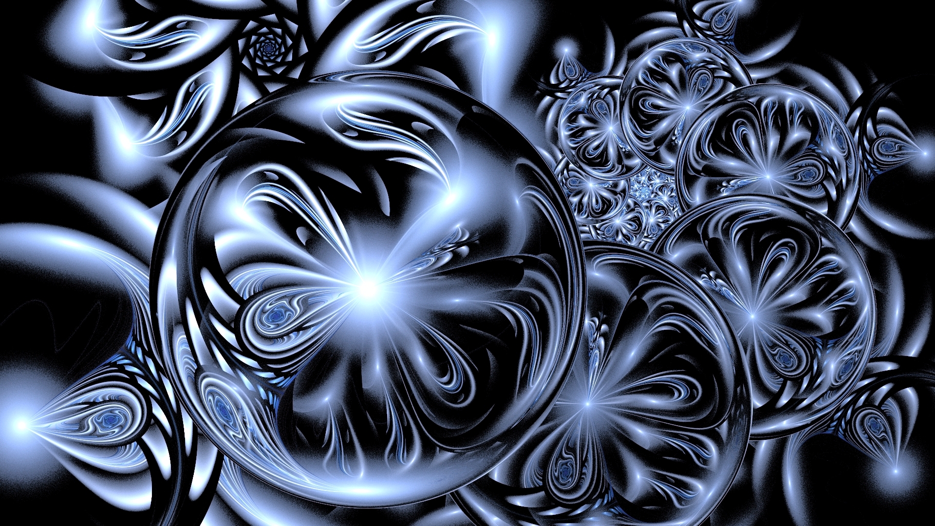 Free Images black, fractal, abstract Silver