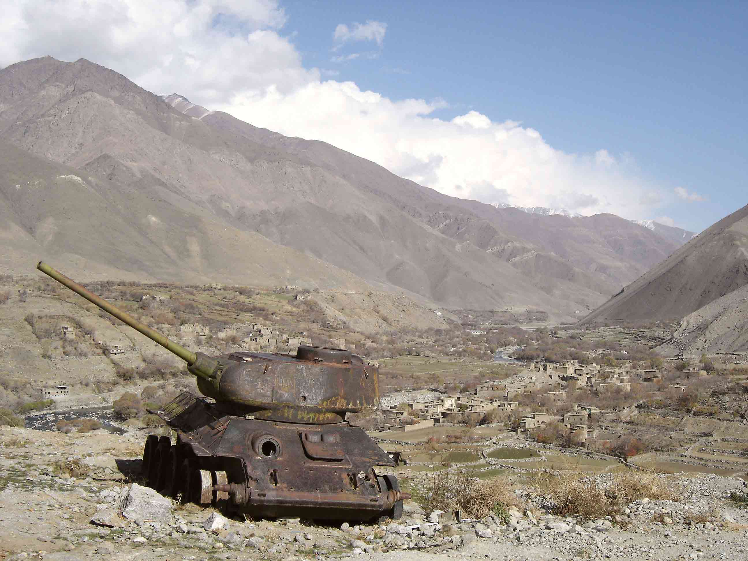 Танки т 34 в Афганистане