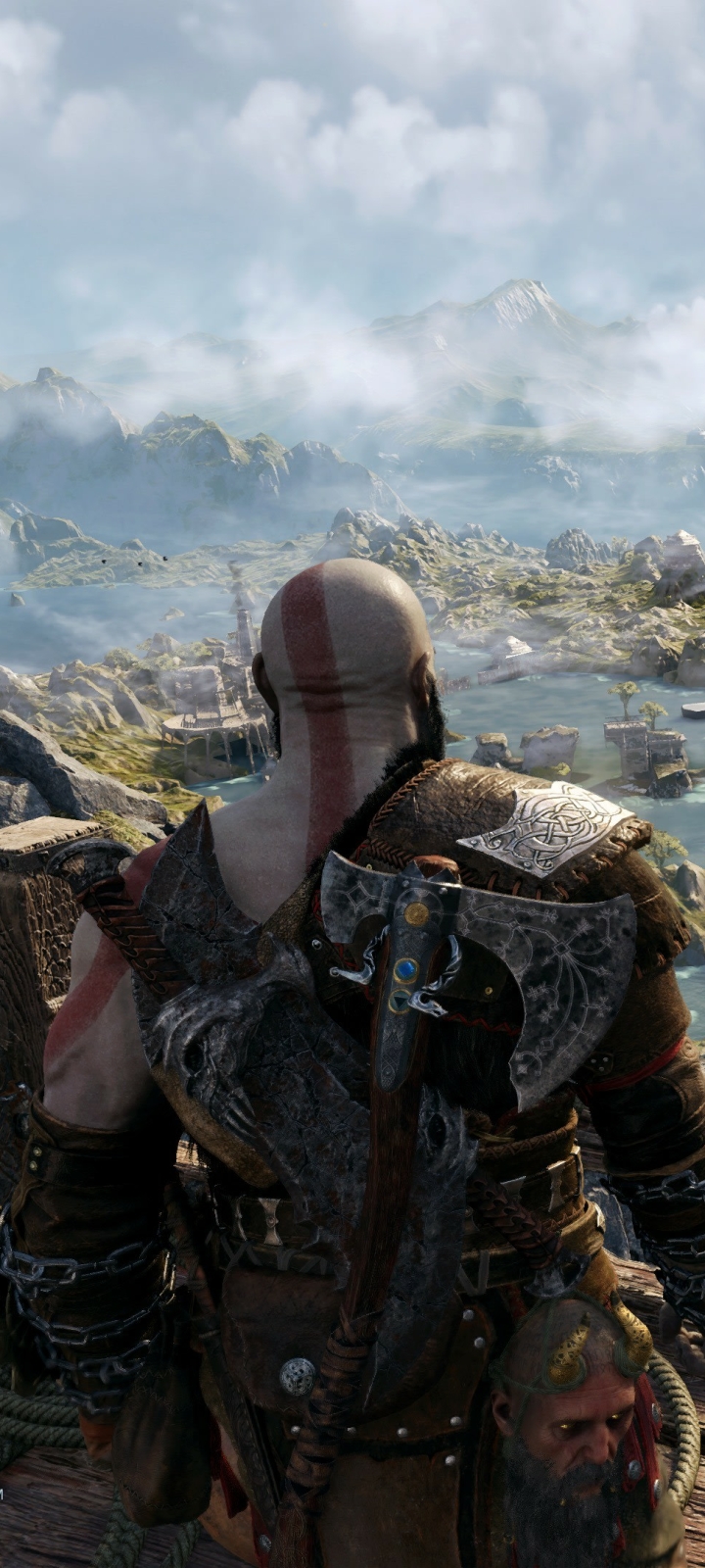 Mobile wallpaper: Video Game, Kratos (God Of War), God Of War: Ragnarök,  1422219 download the picture for free.