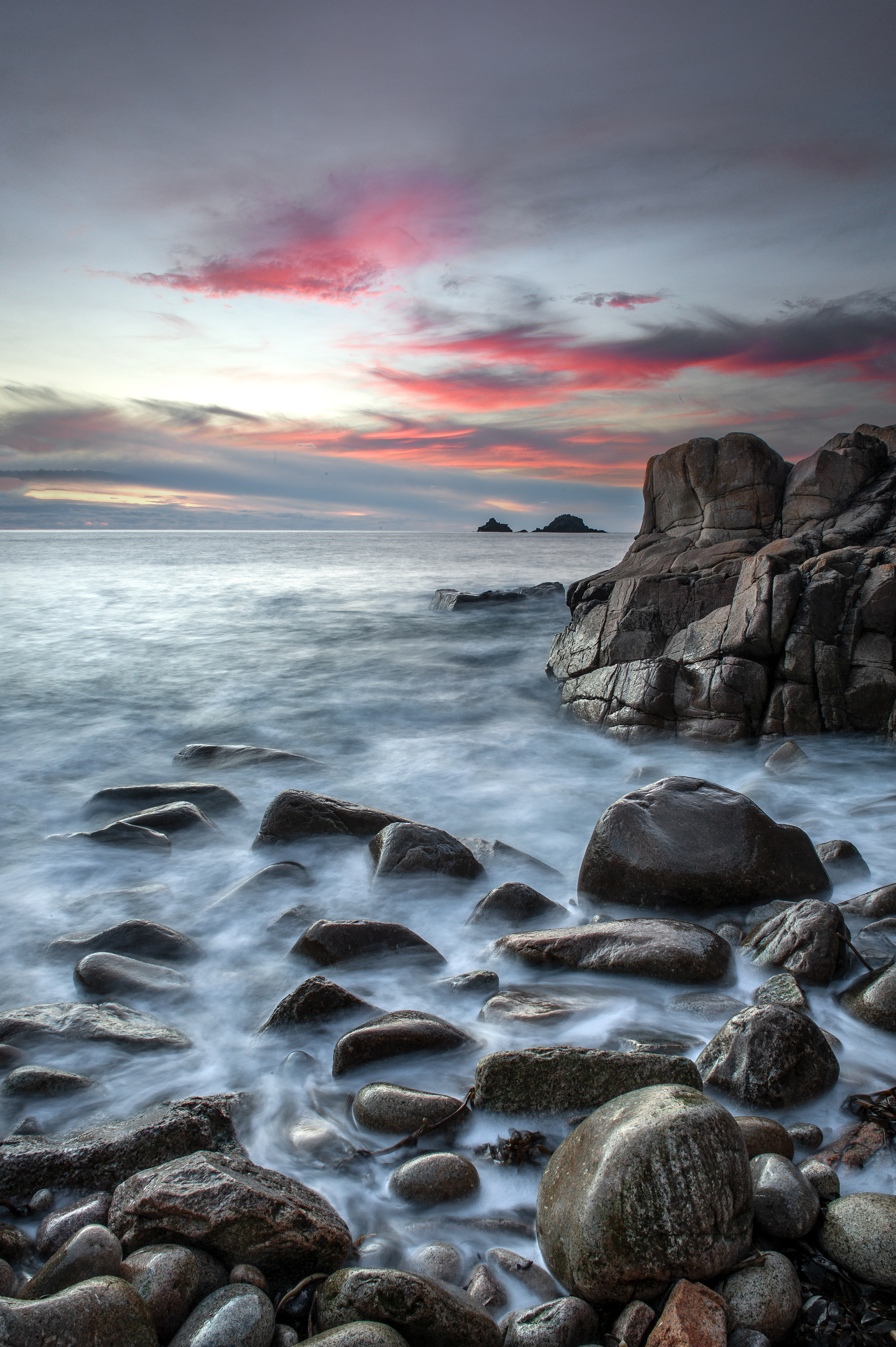 rocks, nature, water, stones, sea, coast iphone wallpaper